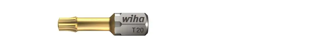 Wiha Bit-Set TX 15 x 25 mm Titan-Nitrid-Beschichtung