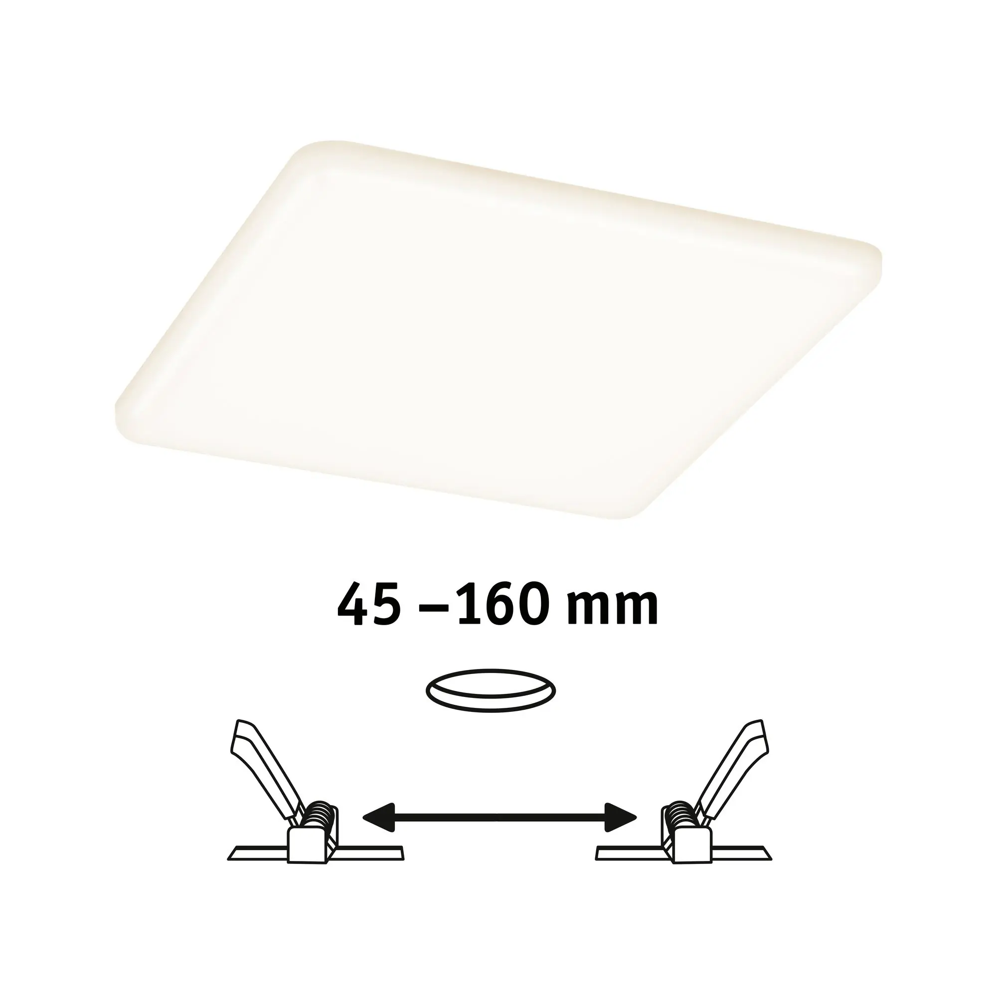 Paulmann Einbauleuchte LED Veluna Varifit 3 Stufen dimmbar 18,5 cm 17 W