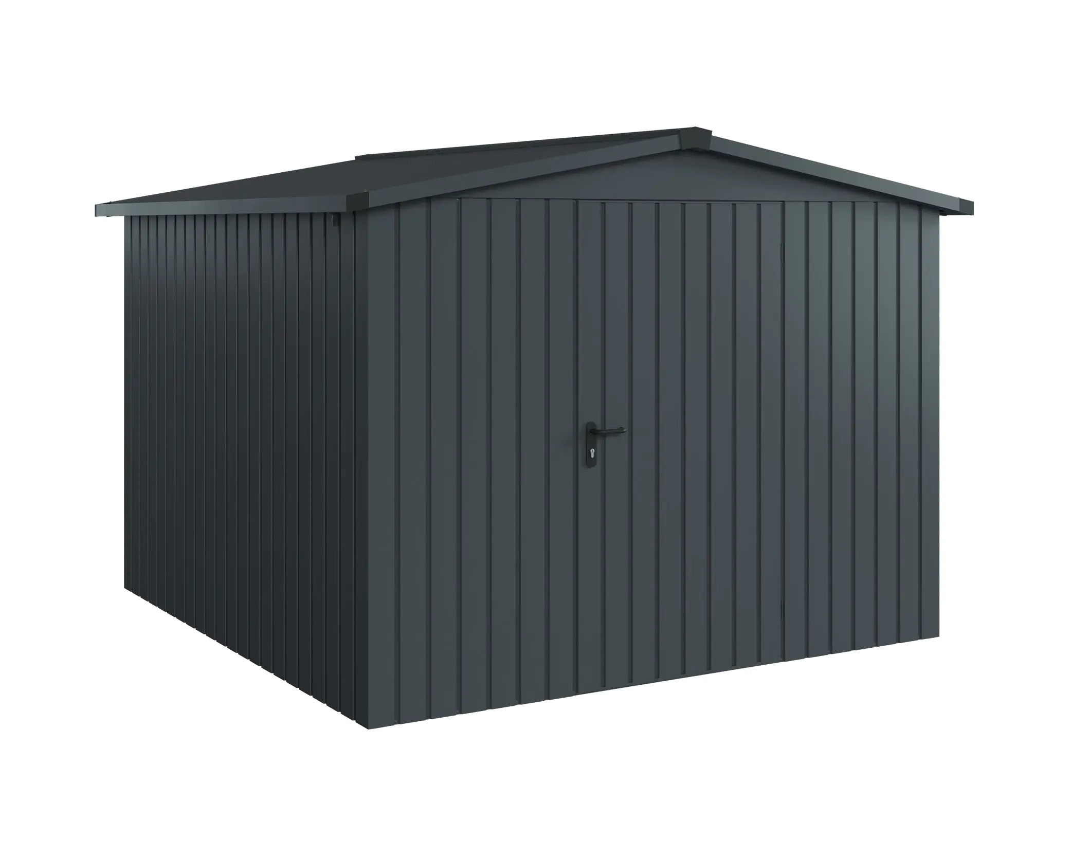 EcoStar Metallgerätehaus Euroline ESD10 anthrazit 262 x 262 cm 1-flg.