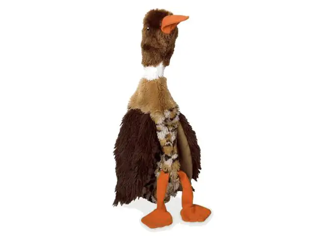 Nobby Plüsch Ente flach brauner Kopf 34 cm