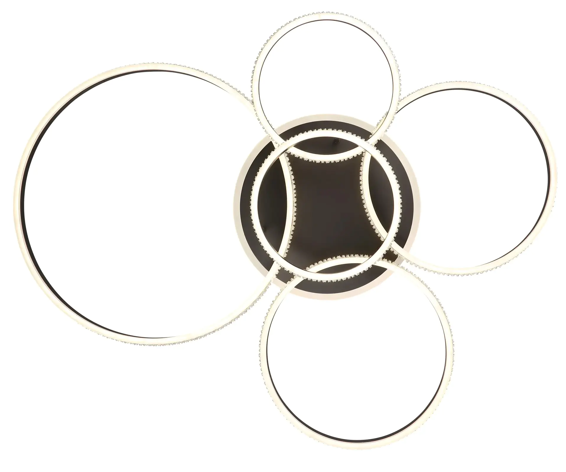 Globo LED Deckenleuchte Grouni 5 Ringe