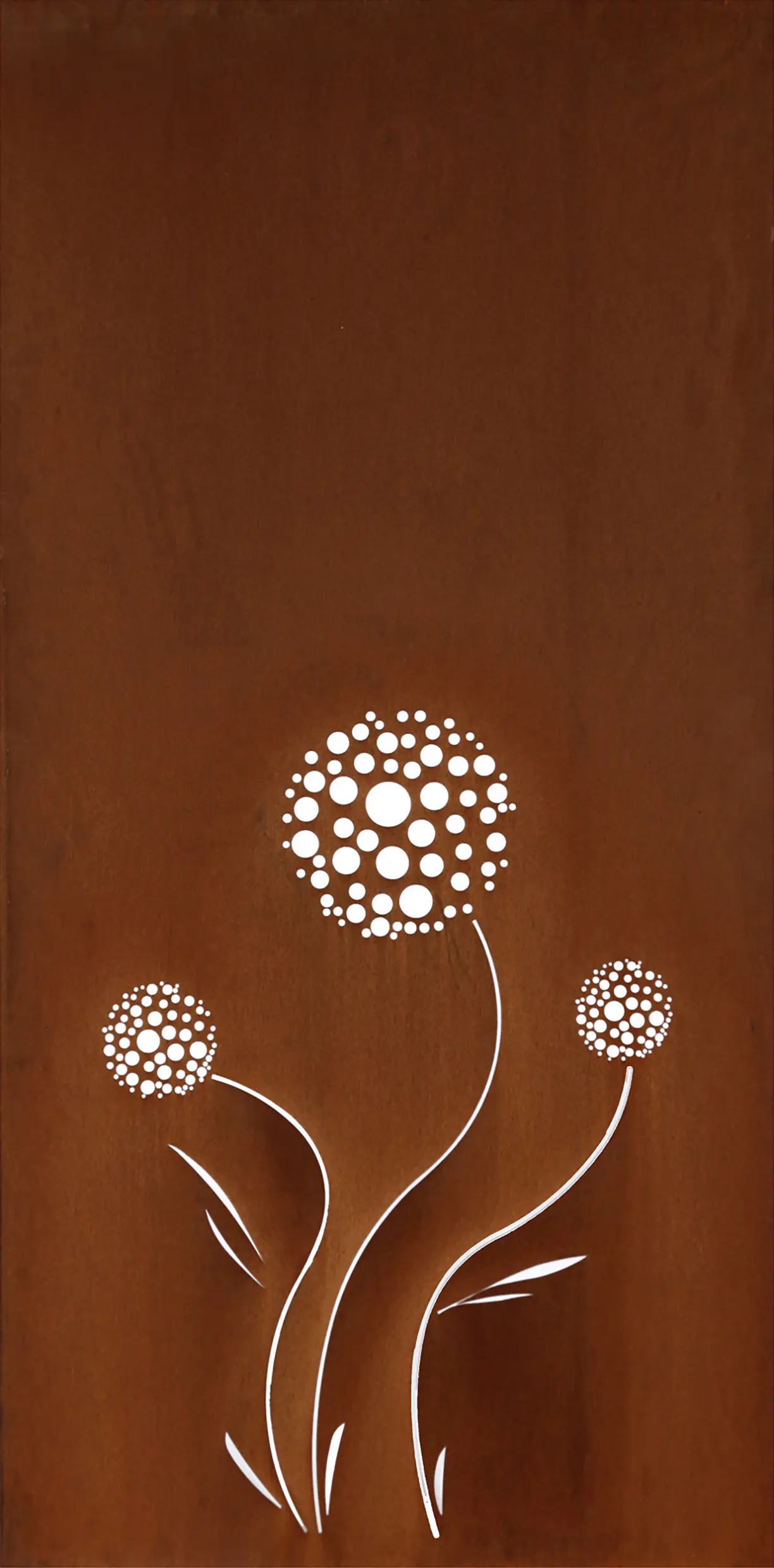 Floraworld Sichtschutz Garten Dekor Leone 178 x 90 cm rostoptik