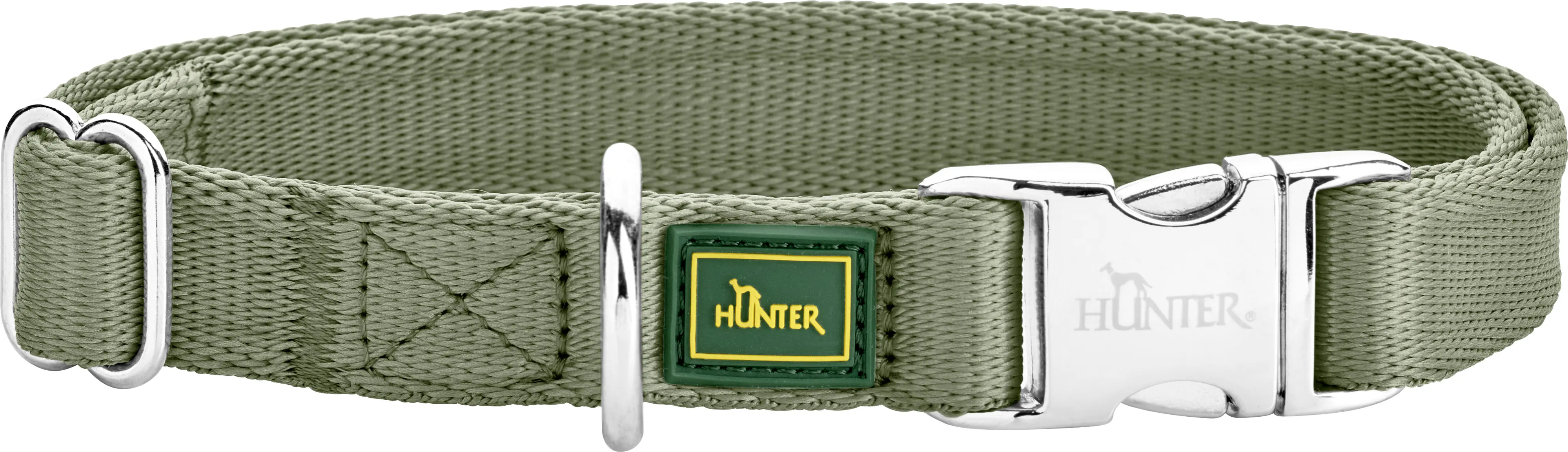 Hunter Hundehalsband Inari Alu-Strong L lindgrün