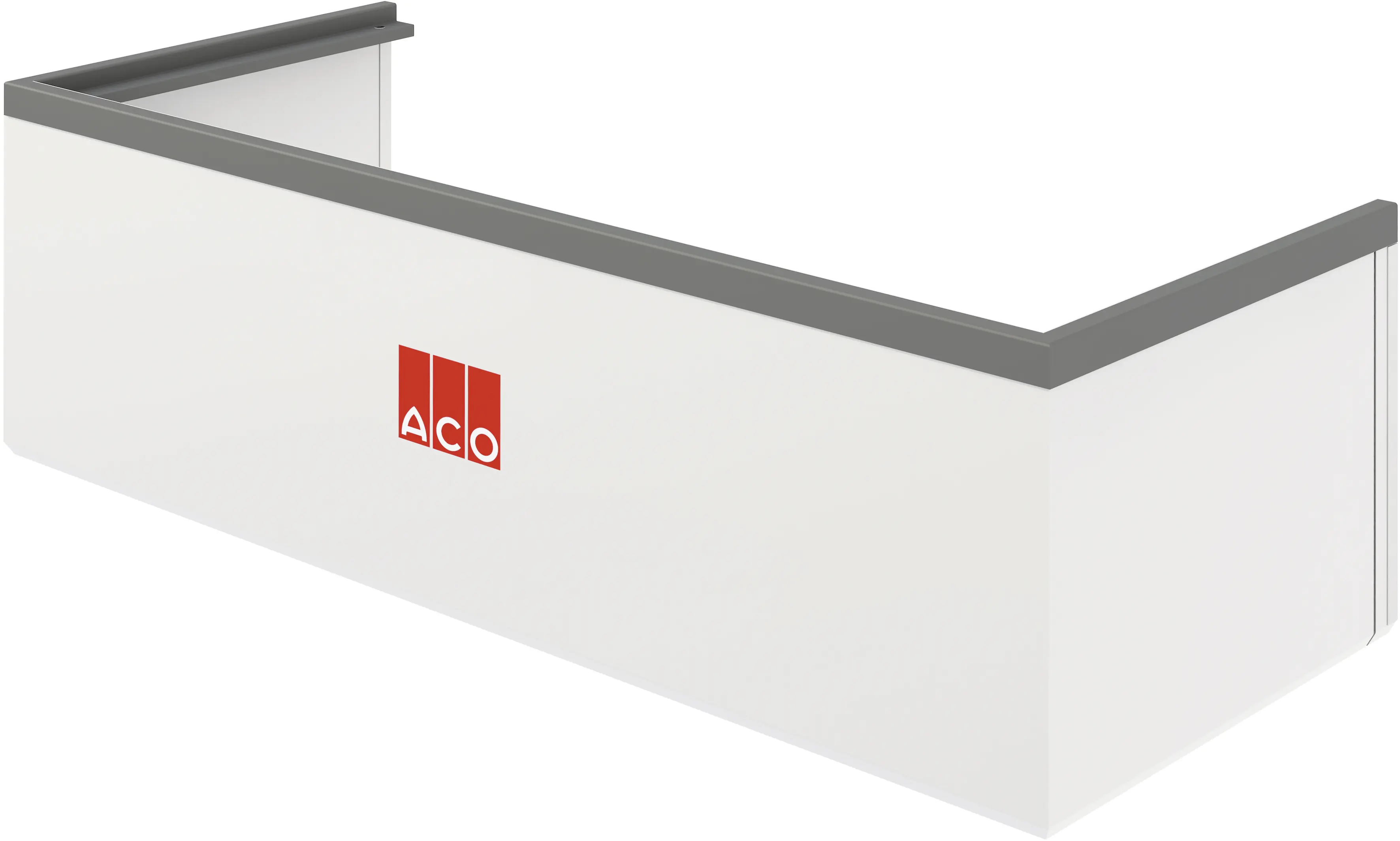 ACO Aufstockelement weiß, 100 x 40 cm