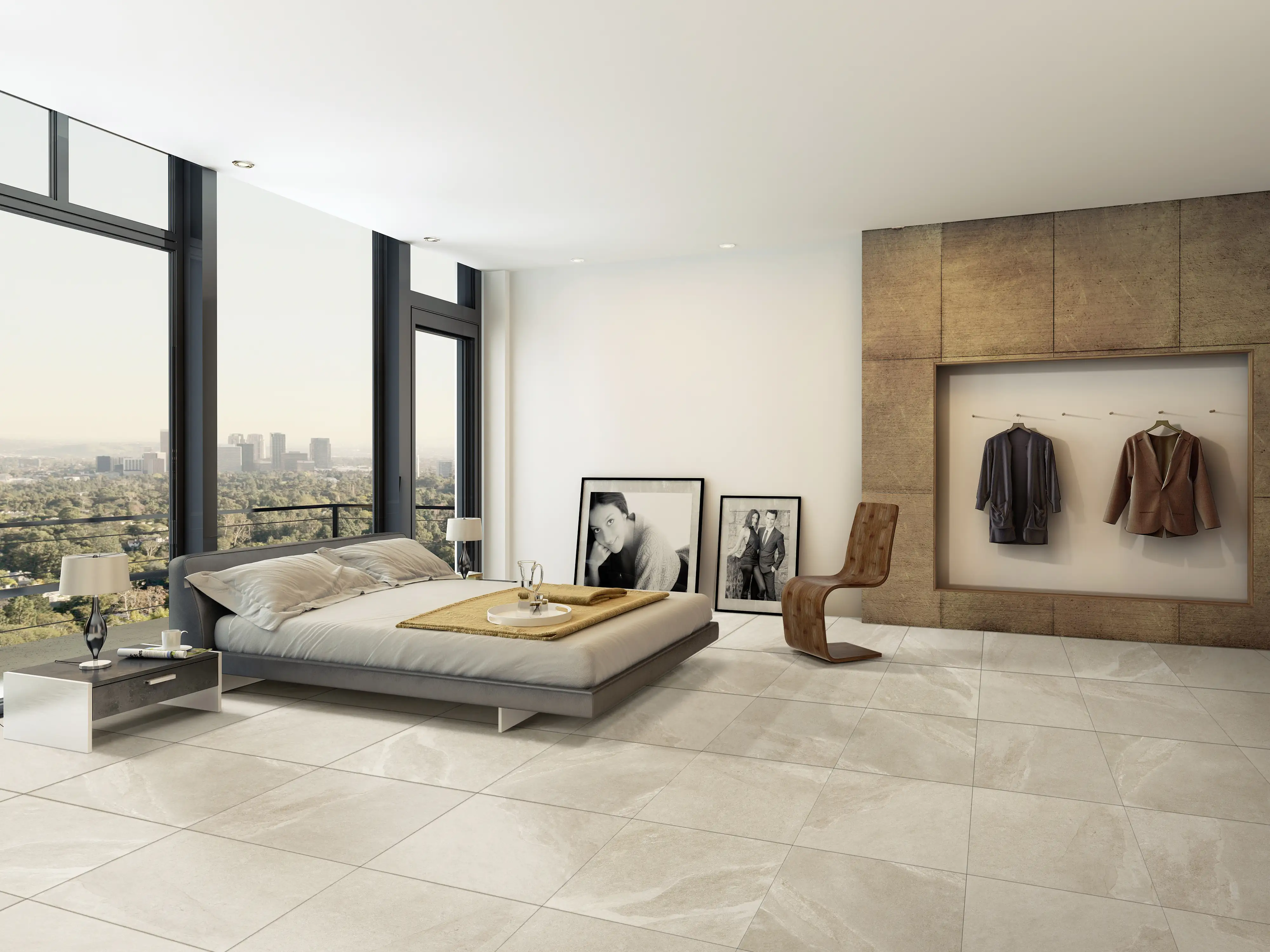 Terrassenplatte Feinsteinzeug Concept 60 x 60 x 2 cm beige
