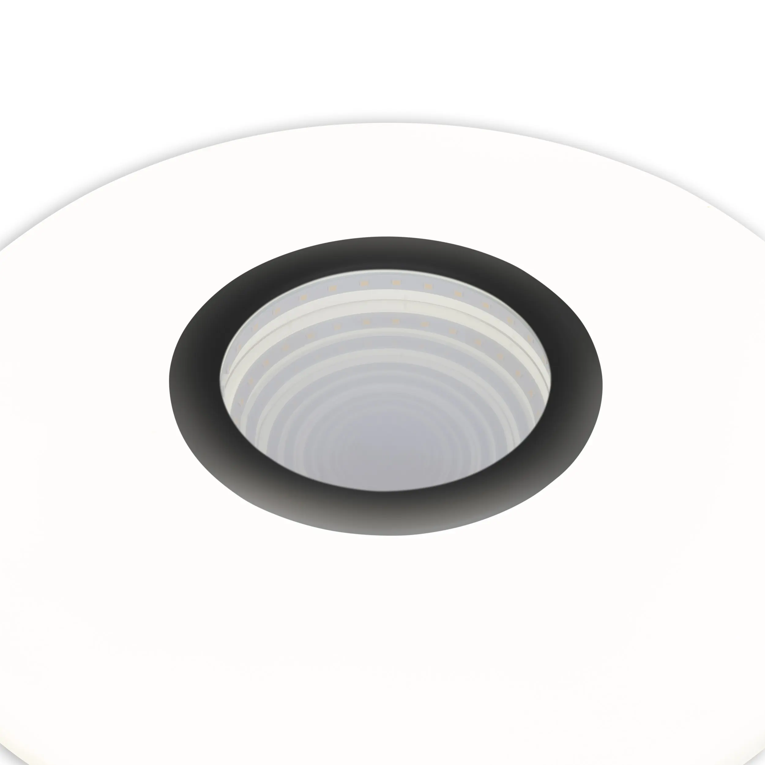 Light & More LED-Deckenleuchte weiß Ø 35 x 5,7 cm warmweiß 