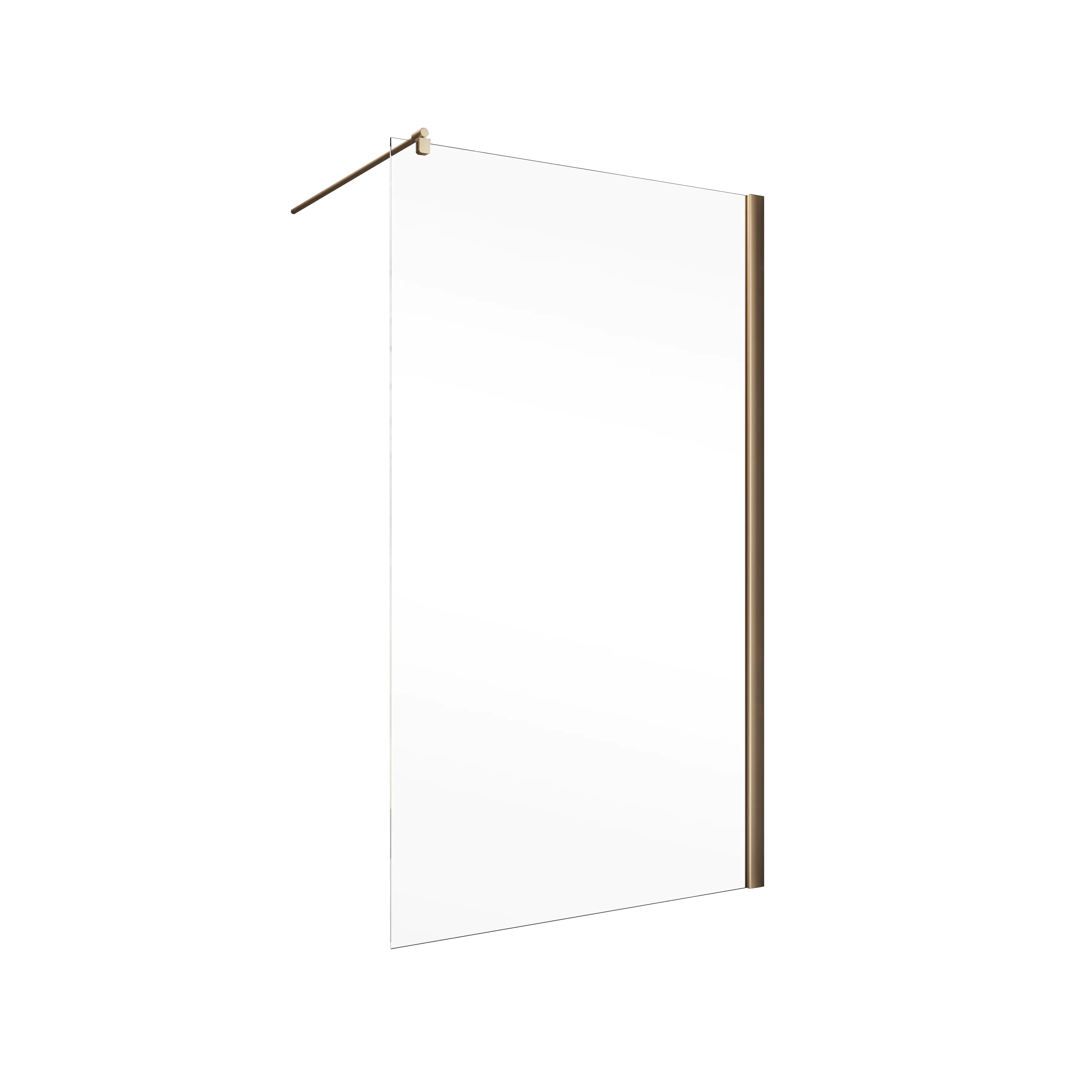 Schulte Duschwand Alexa Style 2.0 Walk In 120 x 200 cm Kupferoptik