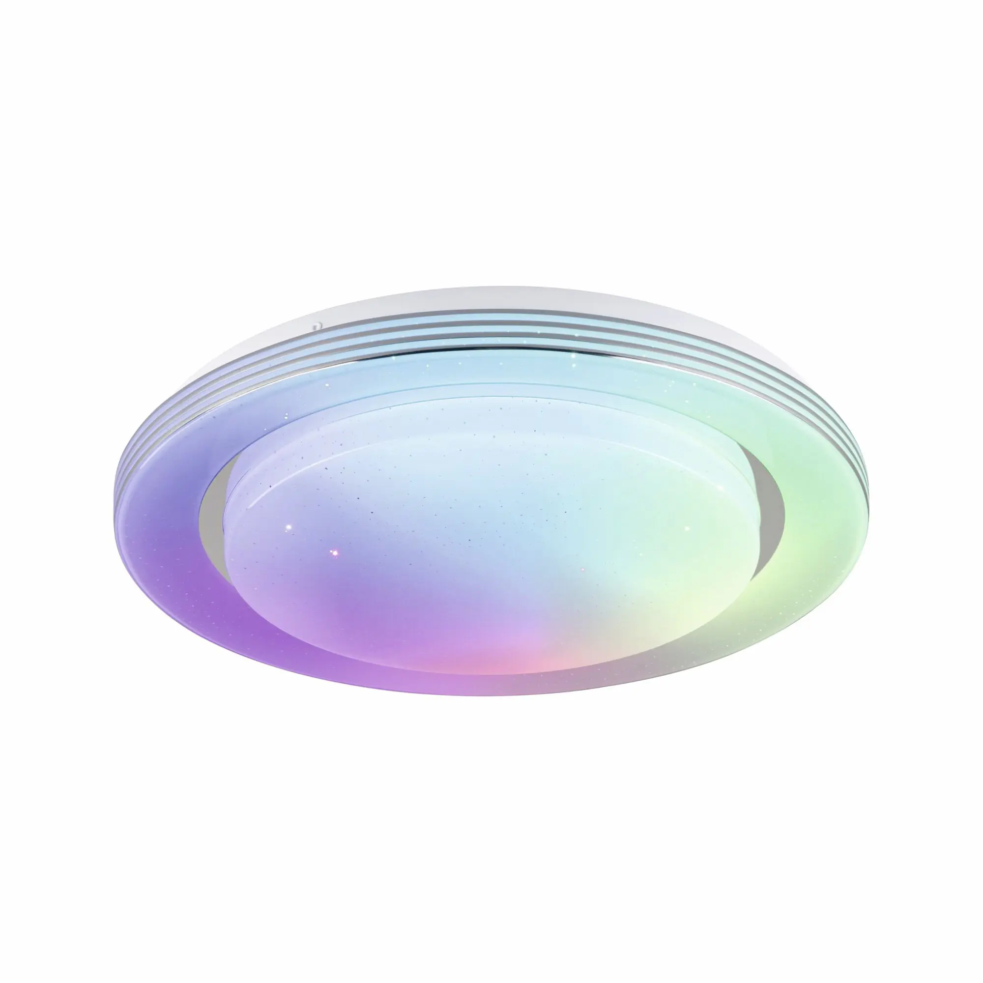Paulmann LED Deckenleuchte Rainbow chrom weiß Ø 38 cm RGBW