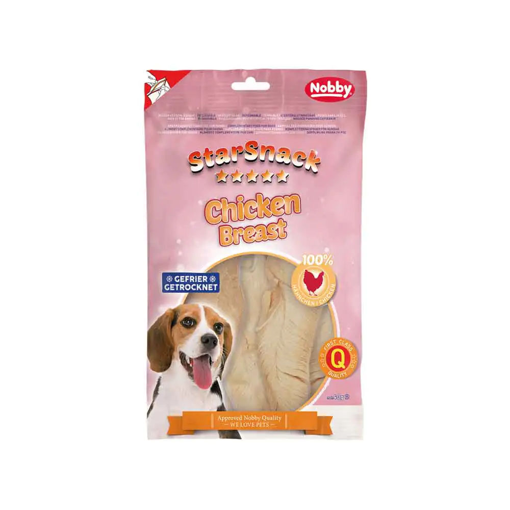 Nobby StarSnack Hundeleckerli Chicken Breast gefriergetrocknet 40 g