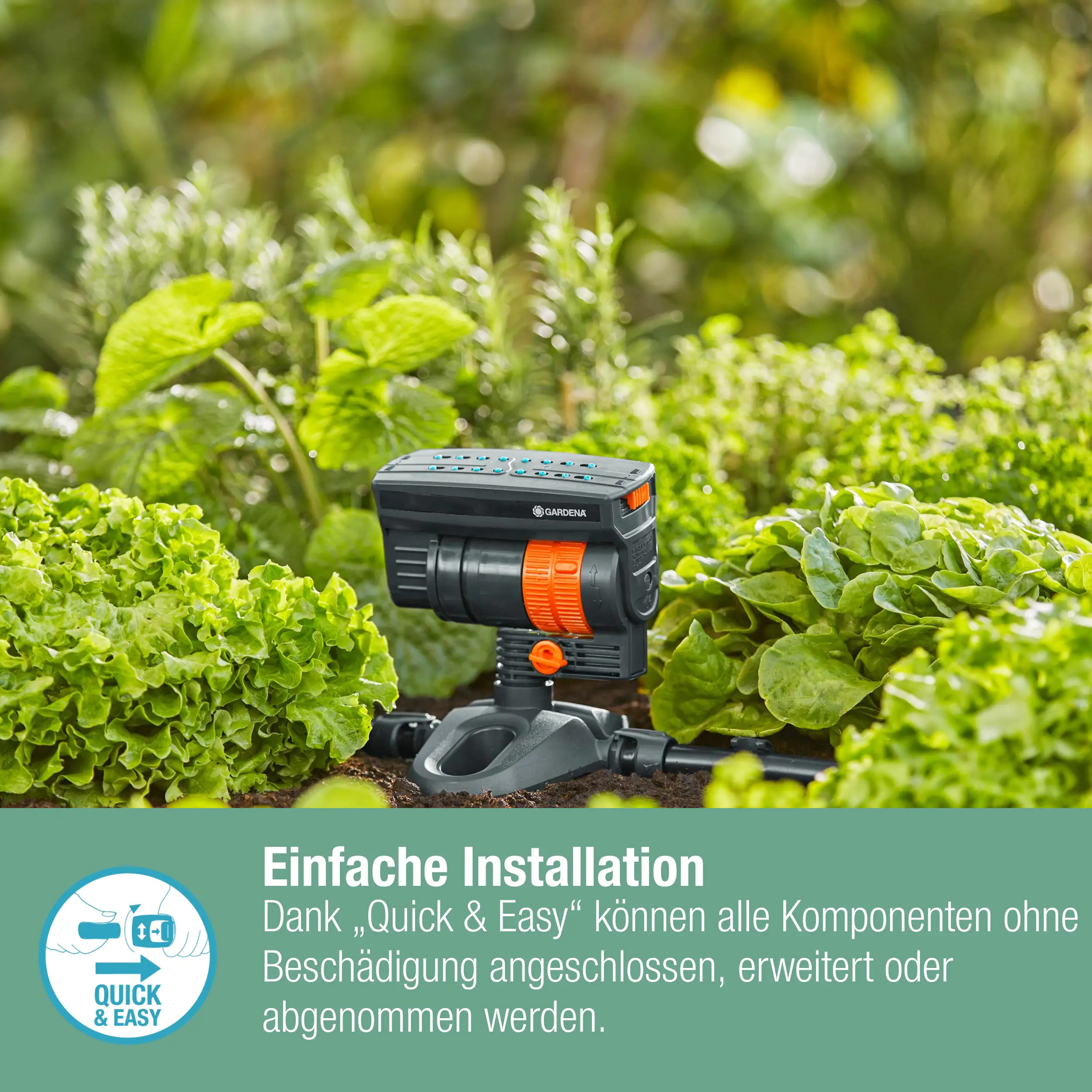 Gardena Viereckregner OS 90