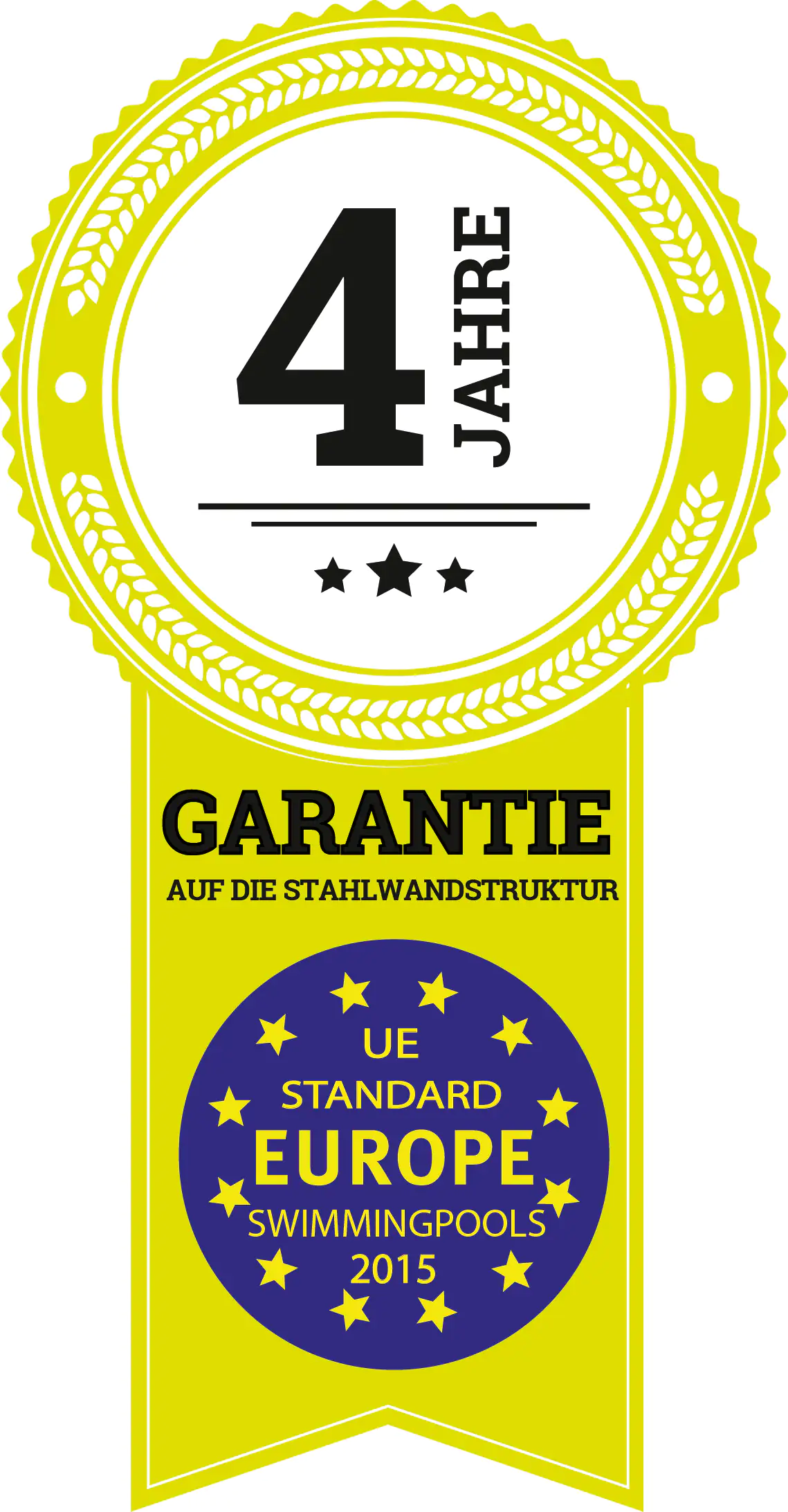Gre Stahlwandpool Granada rund Ø 350 x 132 cm, graphit