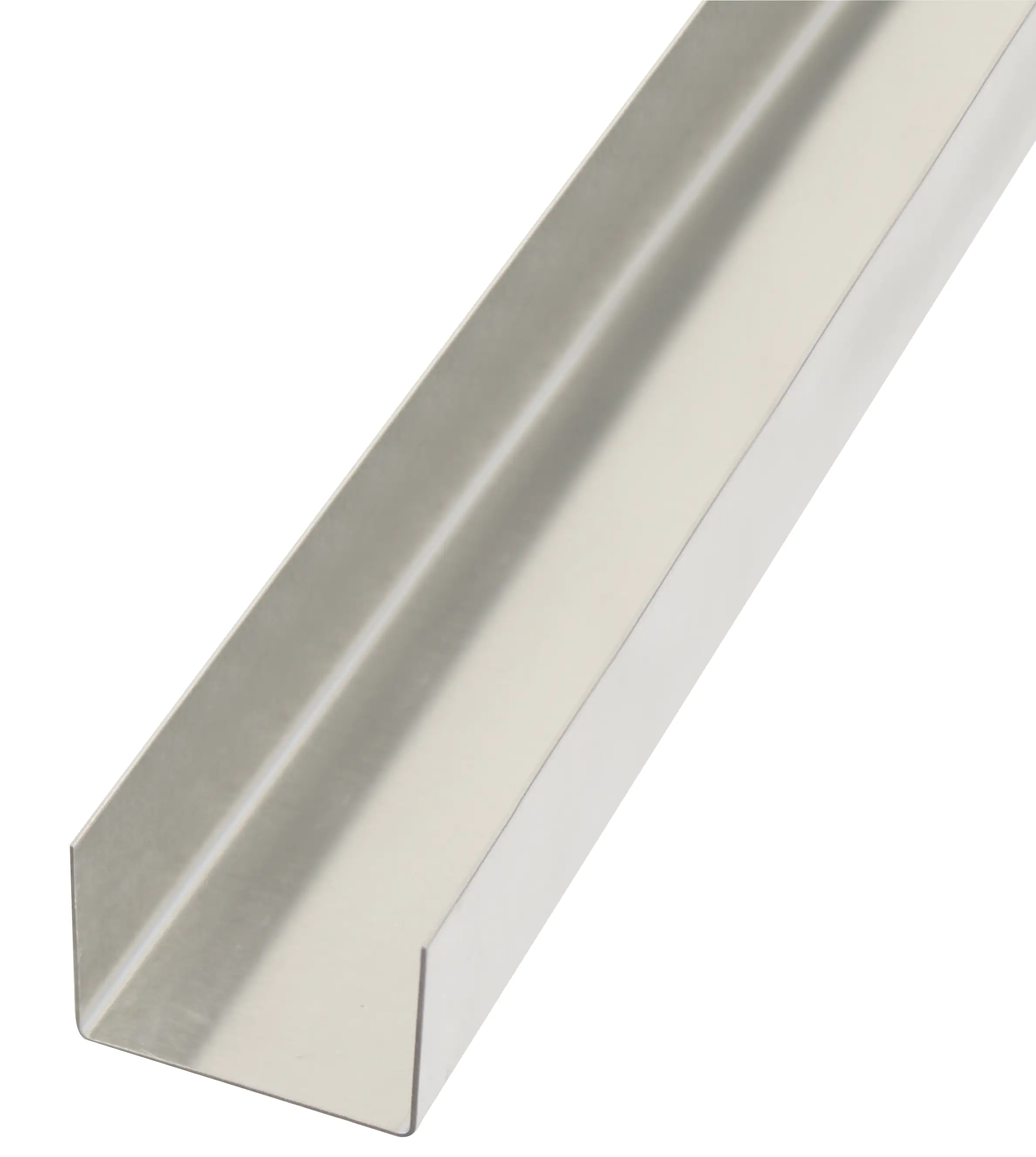 Alberts Glattblech  U-Form Aluminium natur 20 x 29 x 20 x 2000 mm gekantet