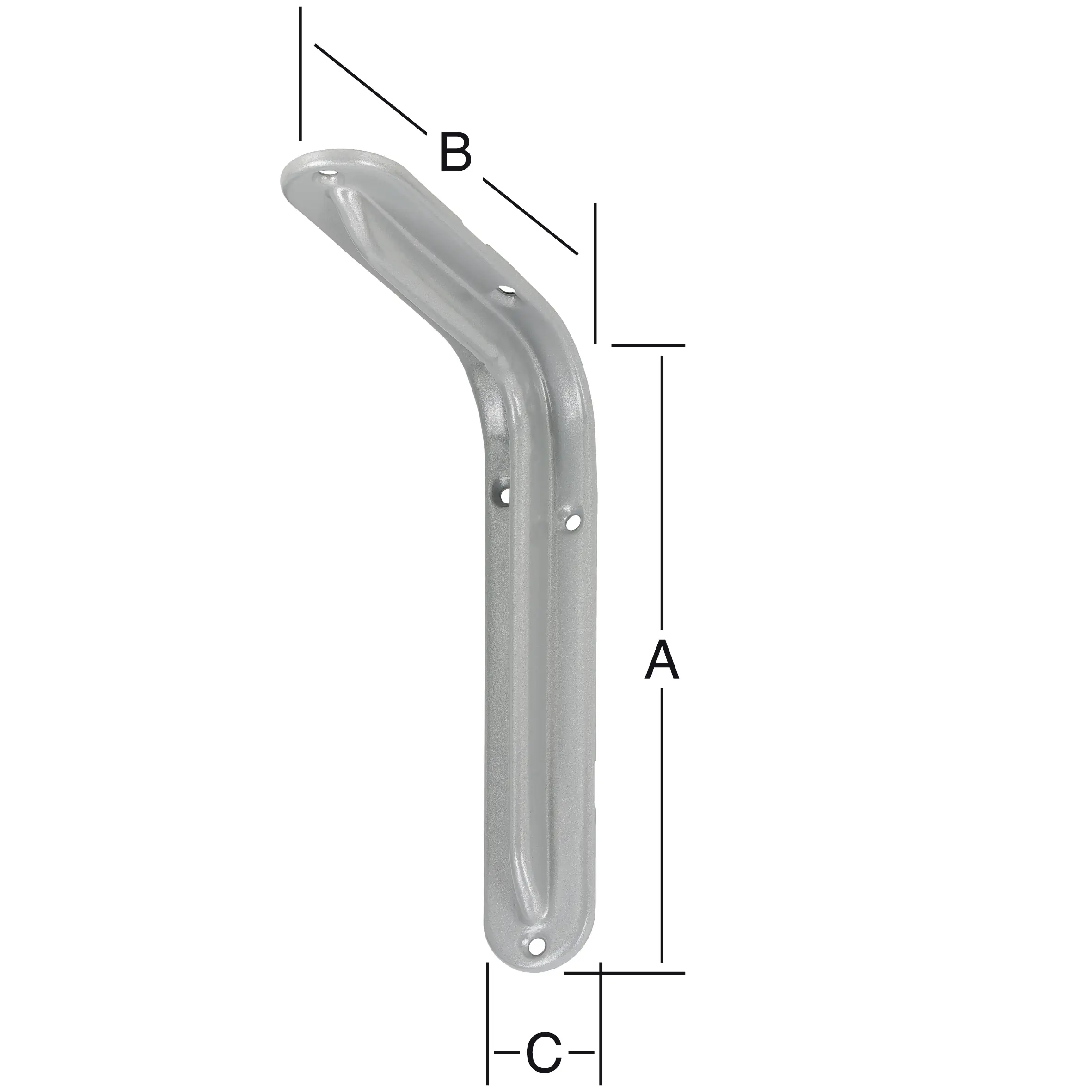 Vormann Format-Standard-Konsolen titangrau 29.5 x 19.5 cm
