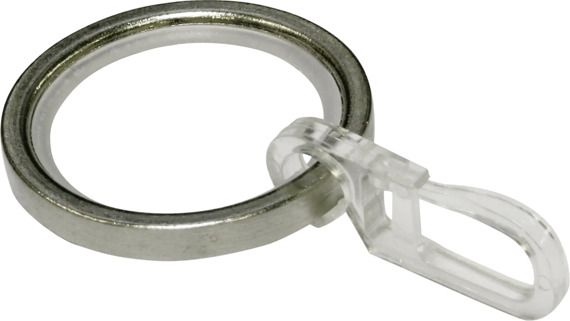 Gardinia Ringe mit Gleiteinlage Chicago, Ø 20 mm, edelstahl-optik