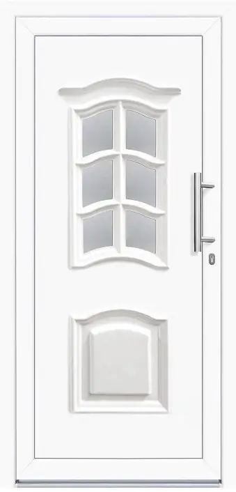 Panto Haustür Modell K003 DIN rechts weiß 100 x 200 cm 