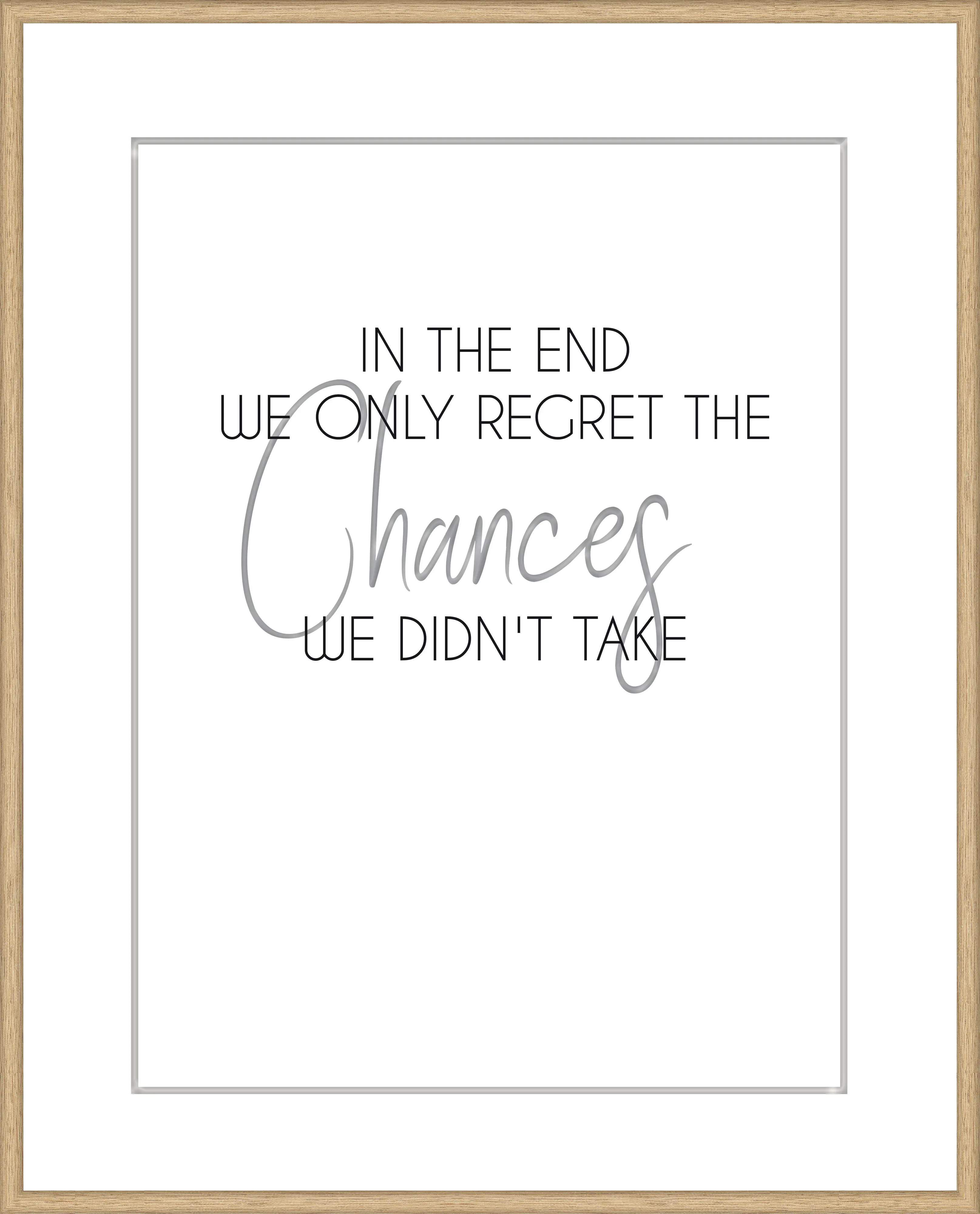 Kunststoff Bilderrahmen Design Frames buche, 40 x 50 cm