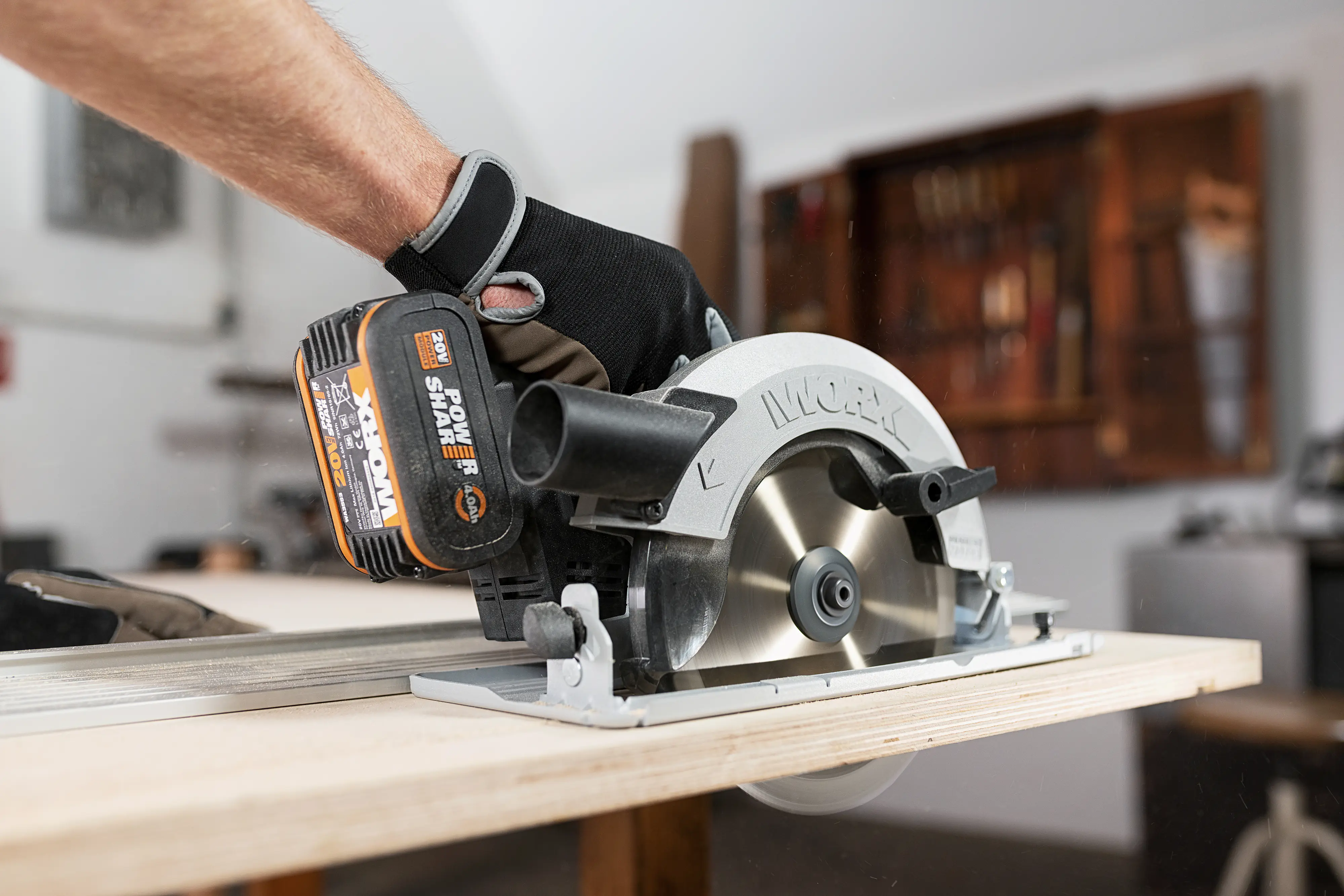 Worx Akku Handkreissäge WX520.9 20 V Solo
