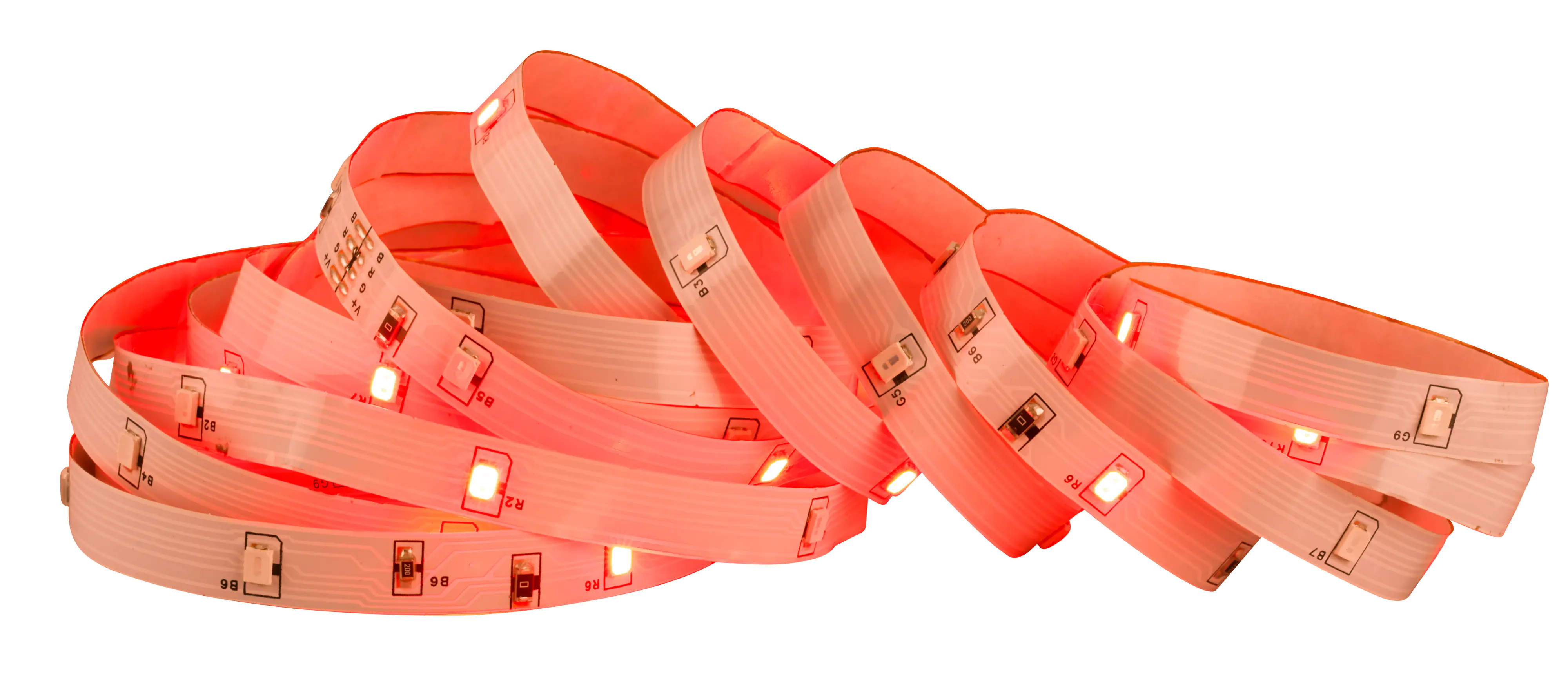 Briloner LED-Streifen RGB mit integriertem Akku 3 m weiß