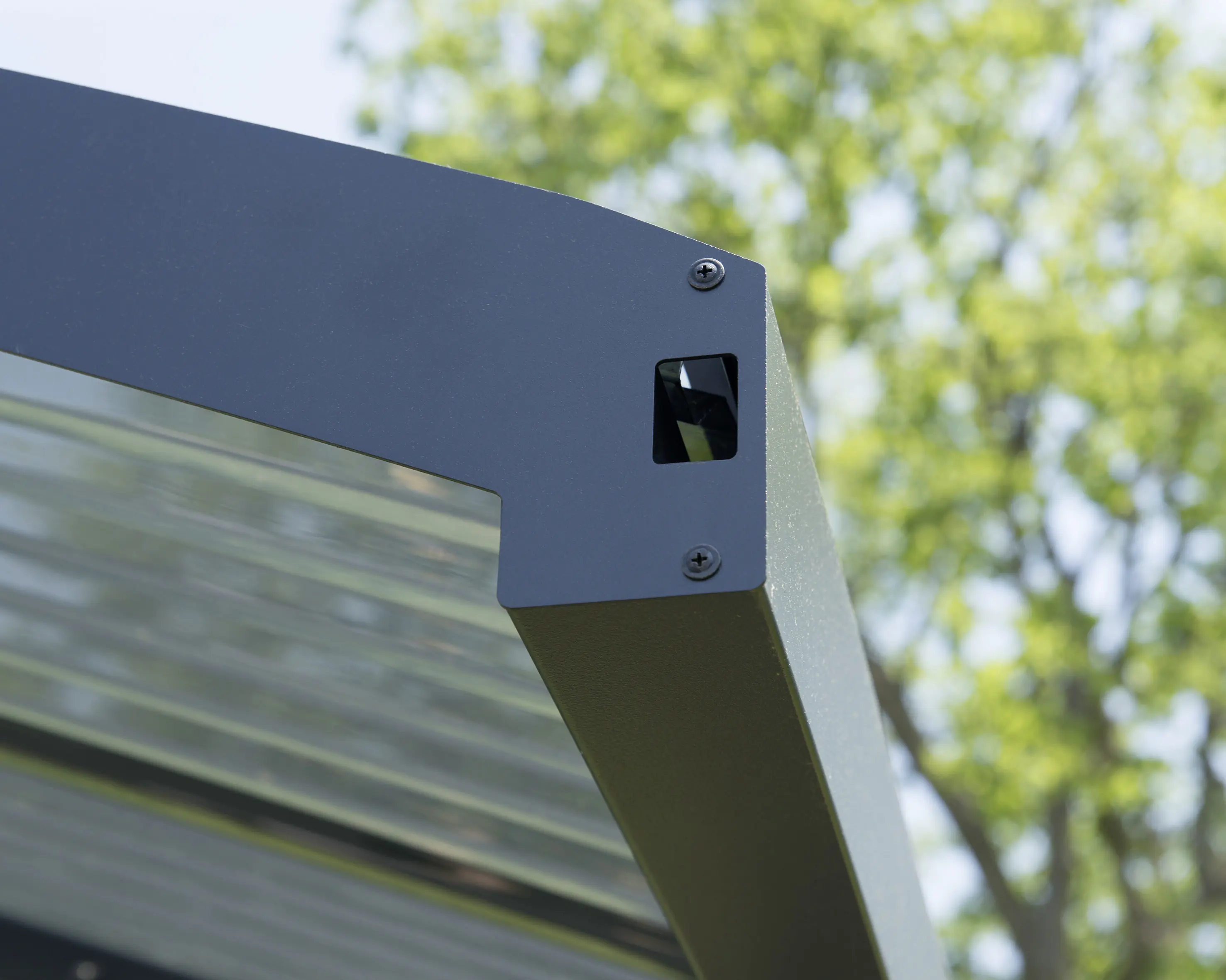 Canopia Carport Arizona Wave 5000 Grau Alu 495 x 289 cm