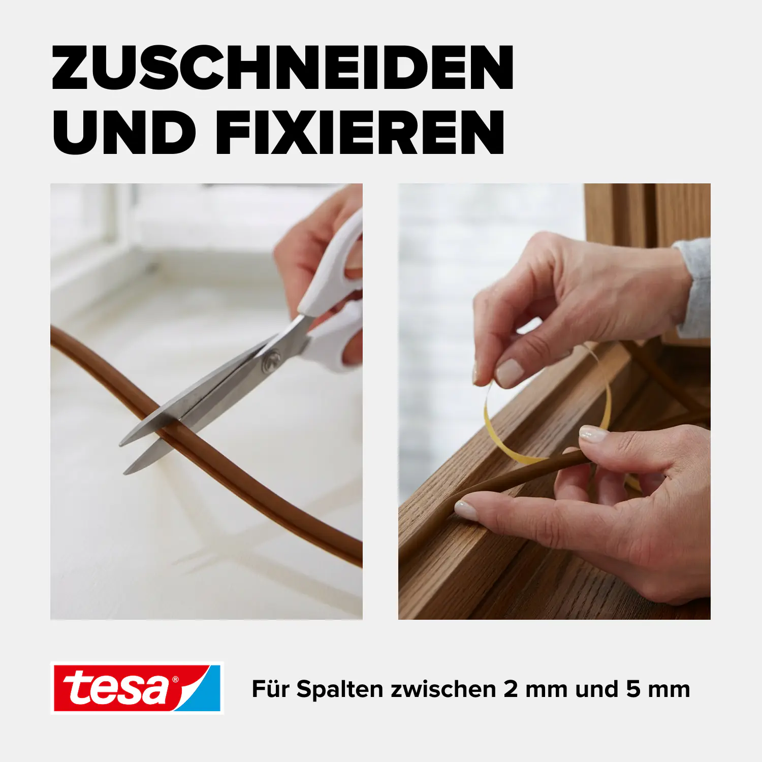 tesa Insulation P-Profil Classic 10 m, braun