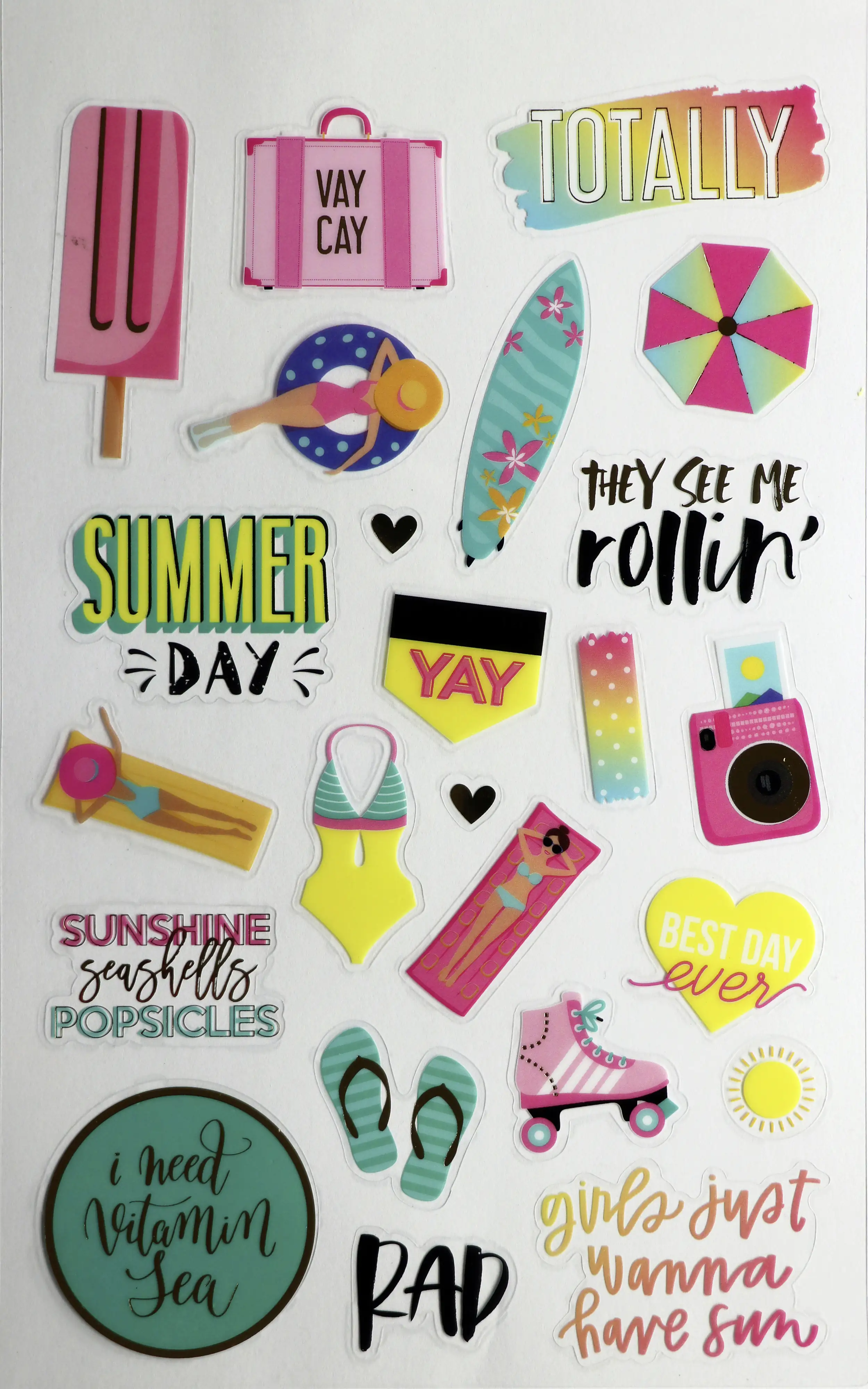 Glorex Sticker-Buch Summer Fun