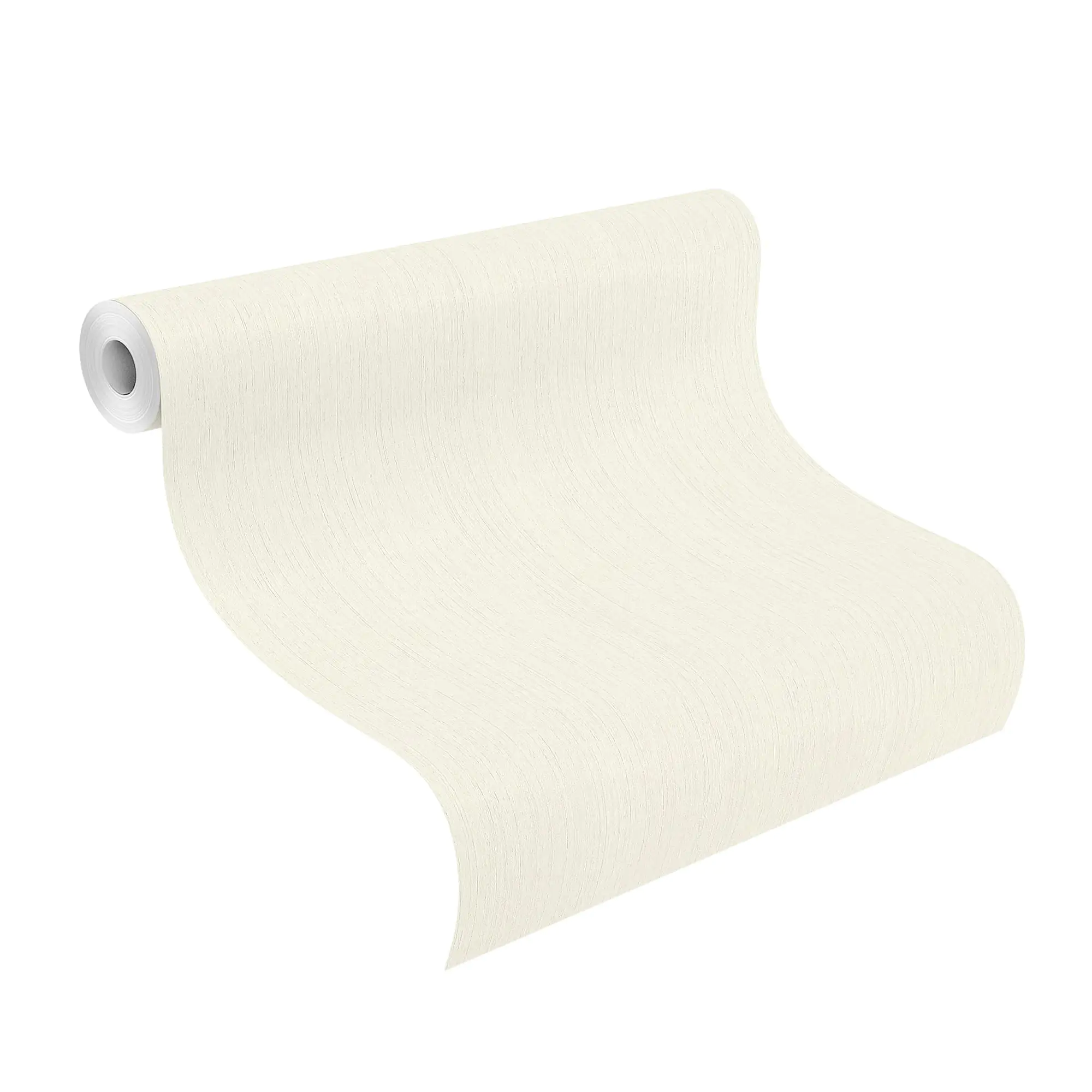 Rasch Vliestapete 537116 BARBARA home Collection II uni weiß 10,05 x 0,53 m
