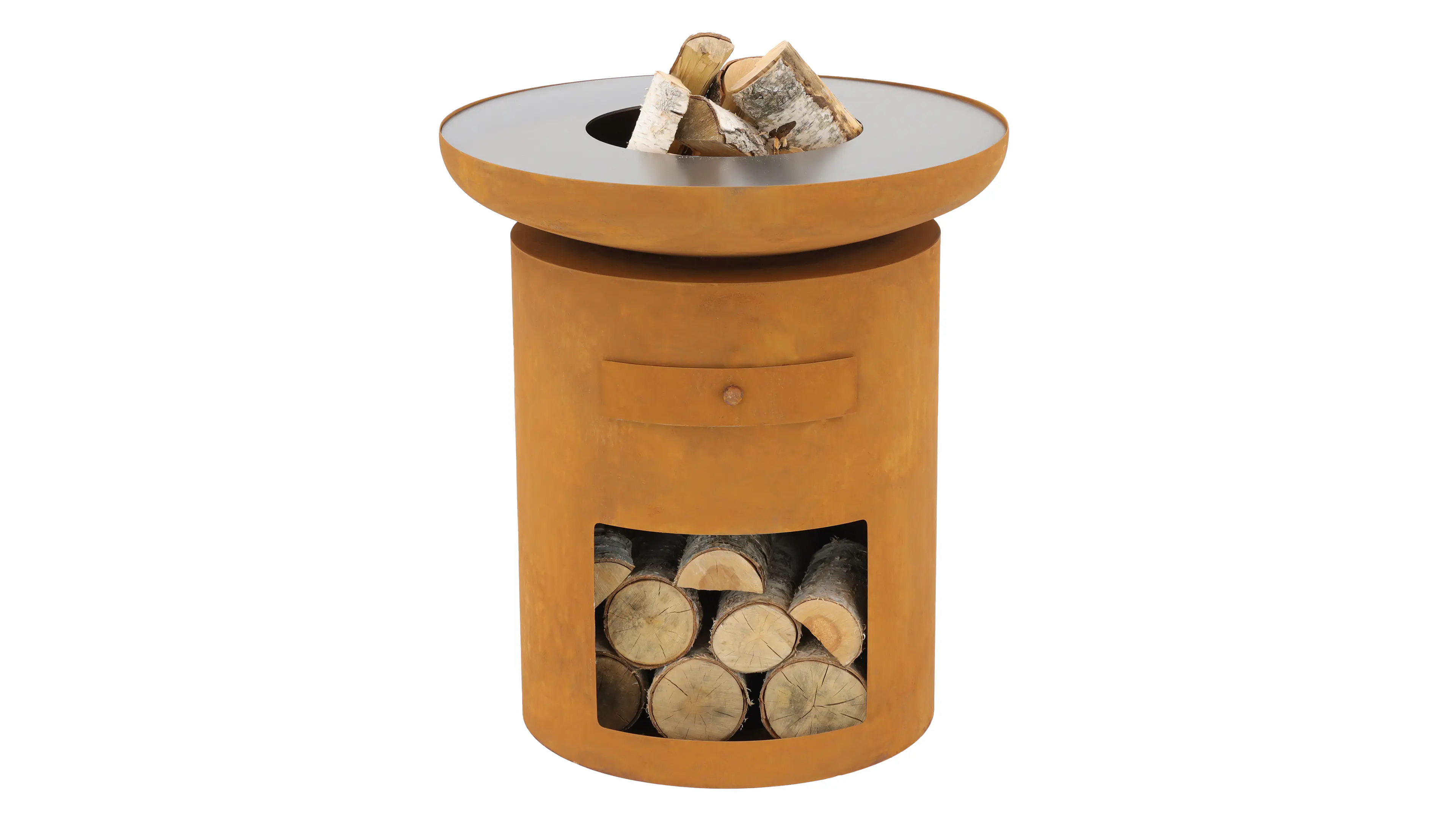 Buschbeck Planchagrill Sioux XL Rostoptik inkl. Grillplatte