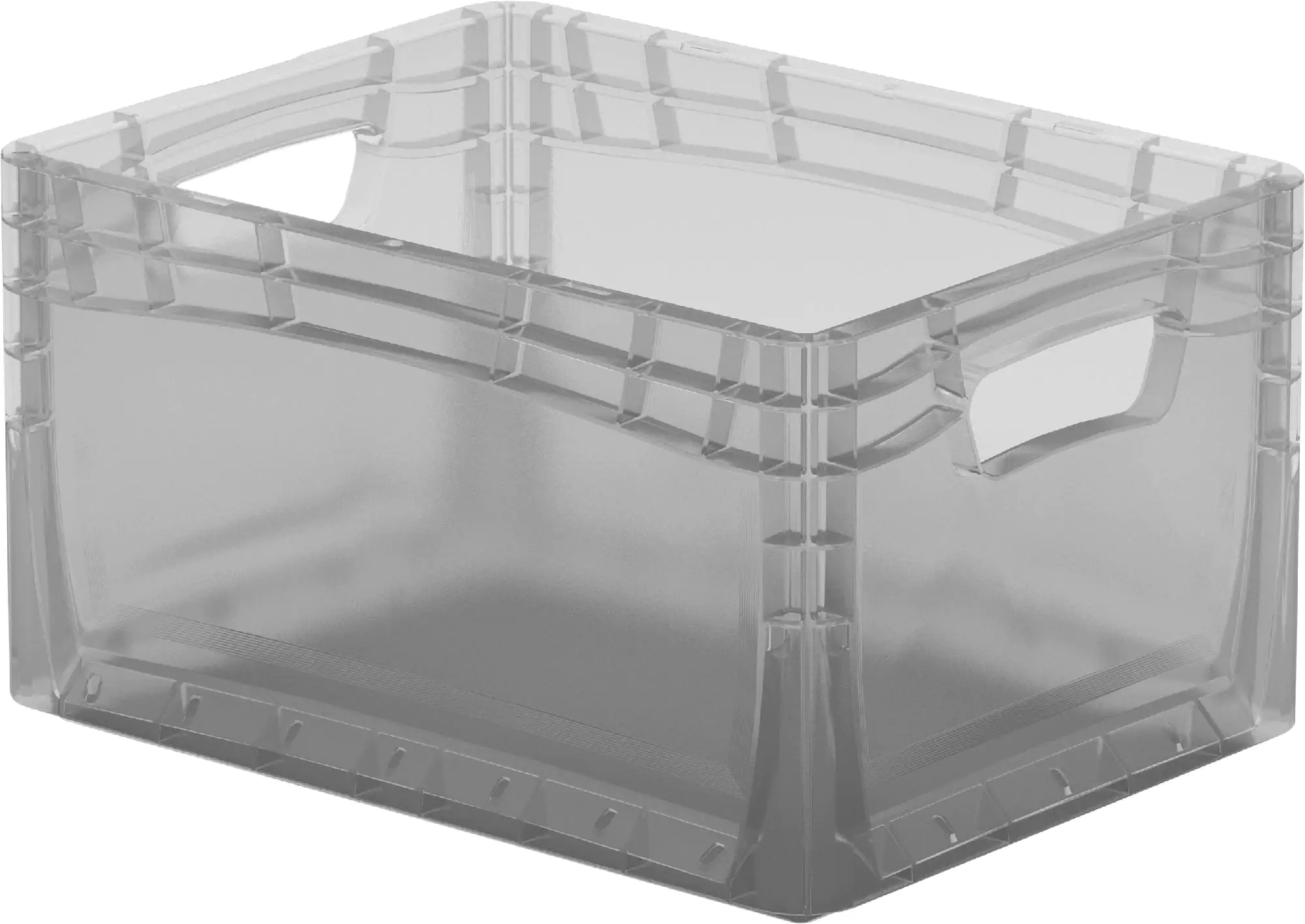 Surplus Systems Eurobox mit Handgriff 20 L transparent 3-er Set