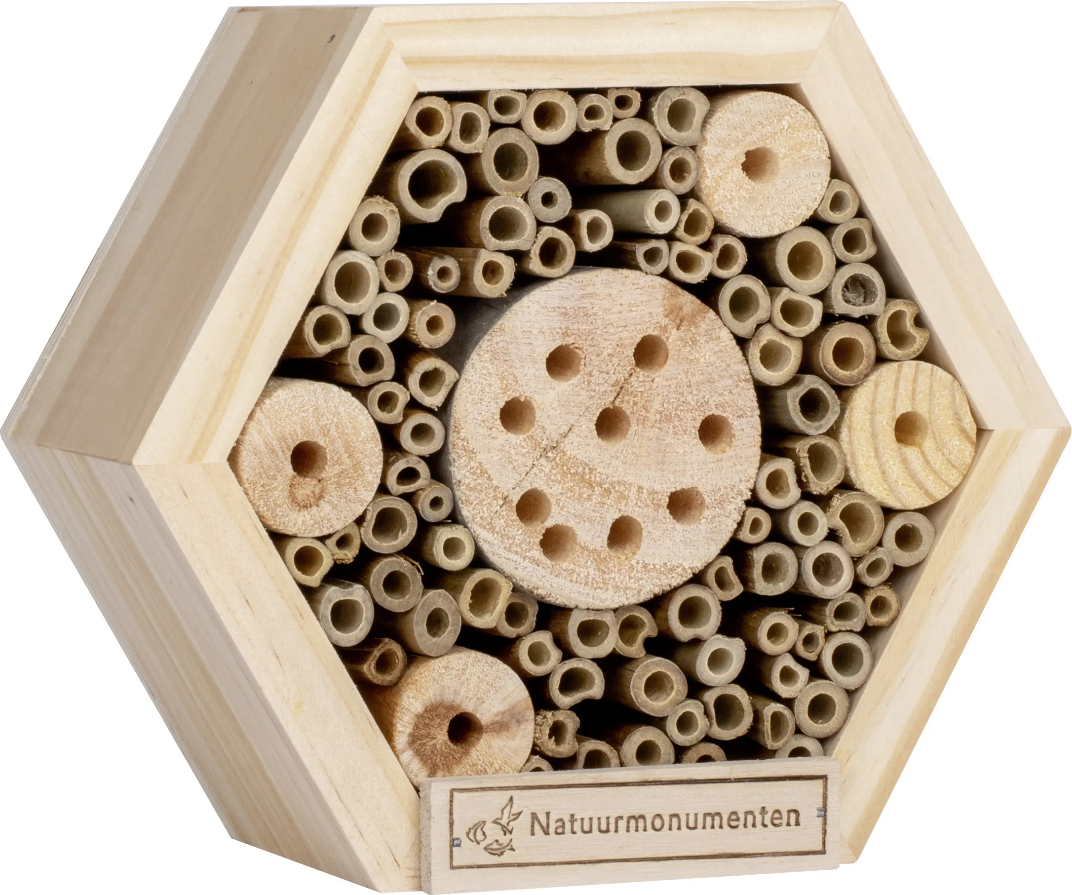 CJ Wildlife Insektenhotel Hexagon natur 16 x 8 x 16 cm