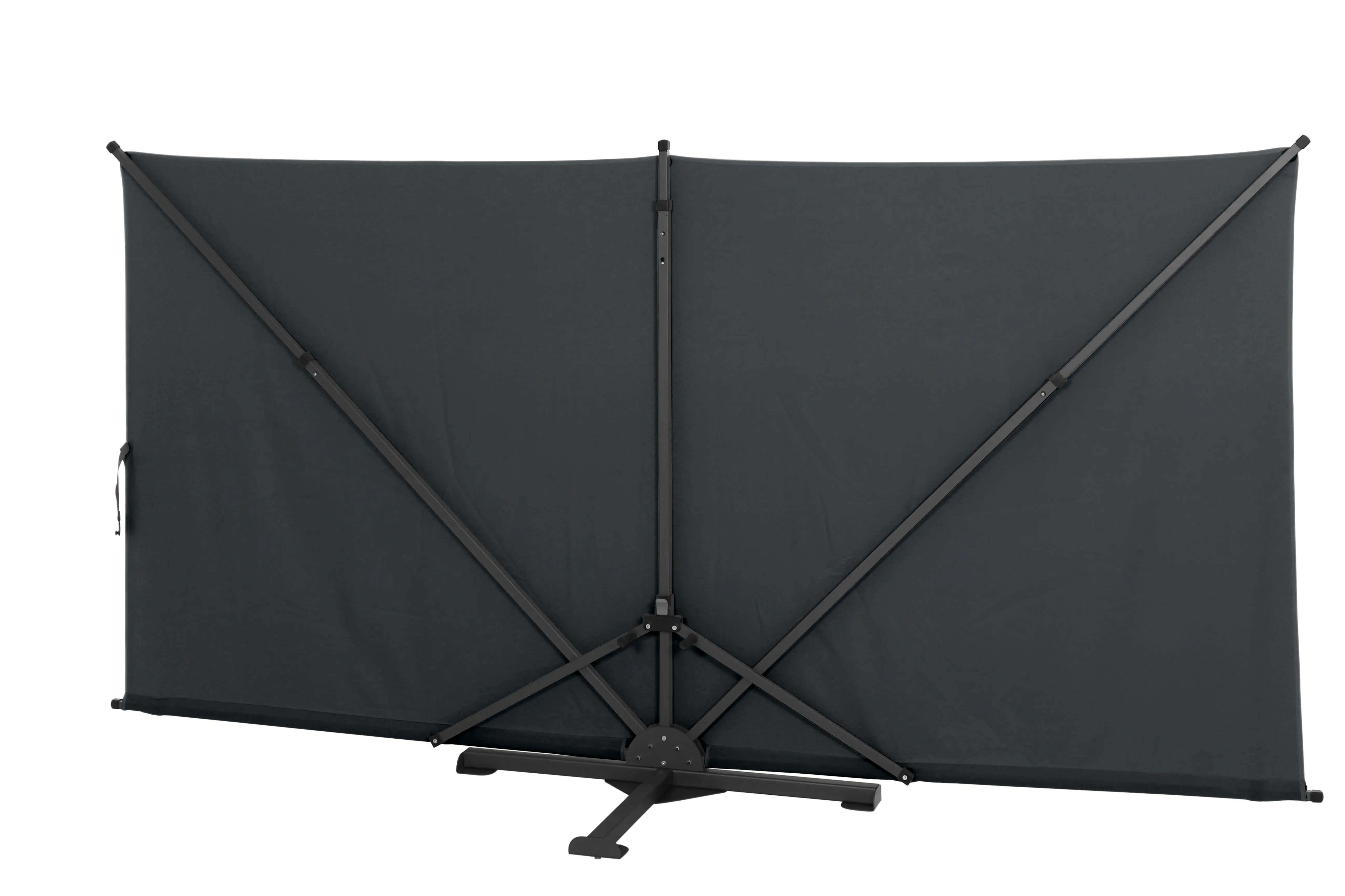 Siena Garden Sichtschutz Ben 150x280 cm grau Gestell aus Stahl,Polyester