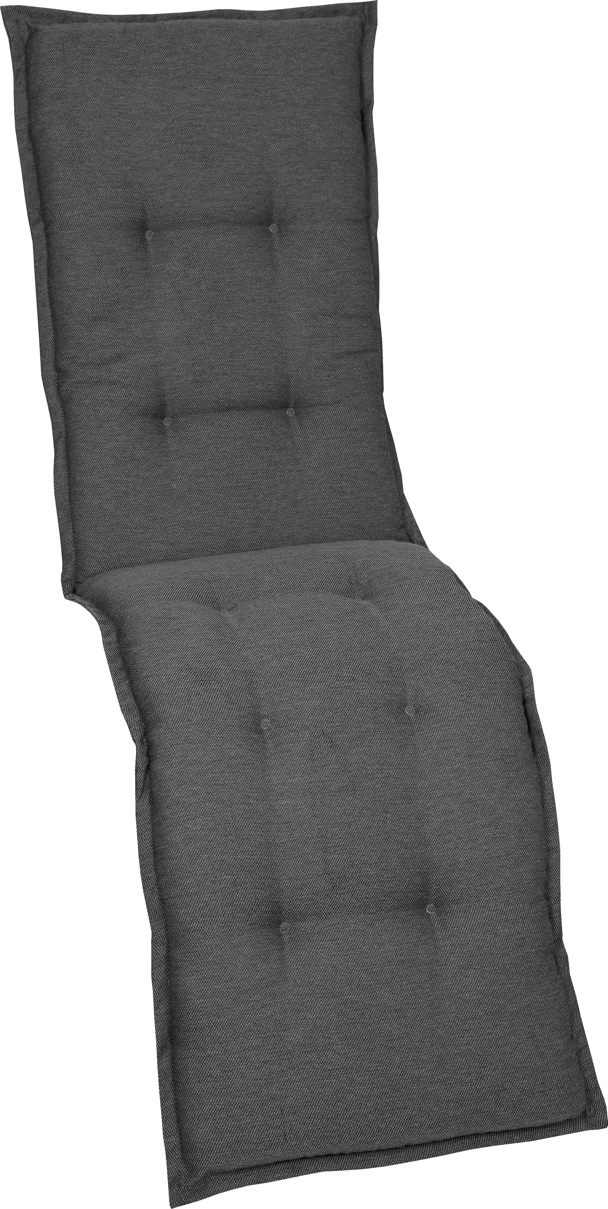 GO-DE Relax-Auflage 170 cm x 50 cm x 7 cm, grau, anthrazit