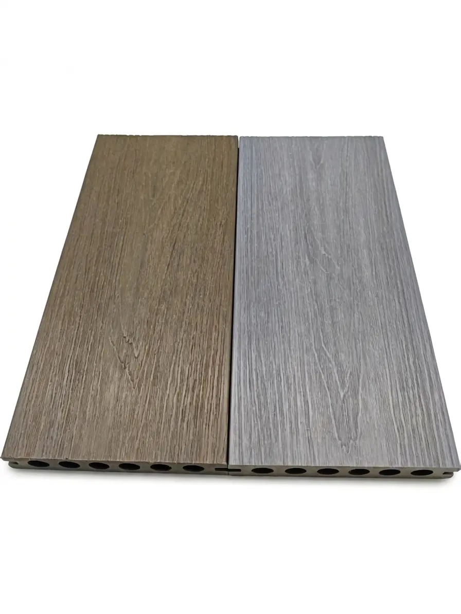 TrendLine Terrassendiele WPC 300 x 13,8 x 2,3 cm braun/grau glatt
