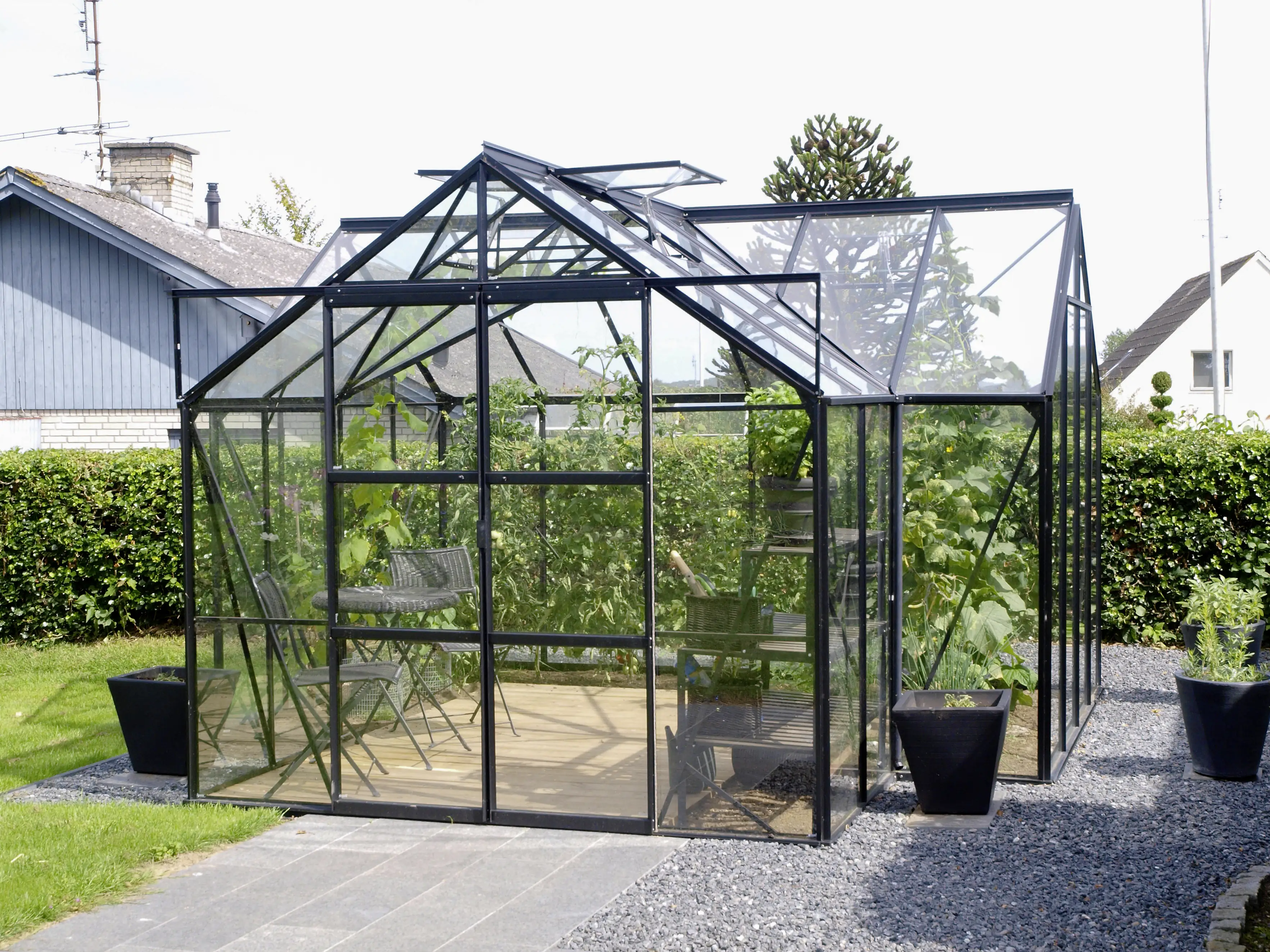 Vitavia Gewächshaus Sirona 13000 ESG 3 mm 381 x 381 cm