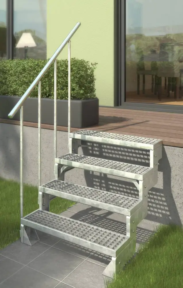DOLLE Außentreppen Geländer für Gardentop Set 3 Steiggeländerset