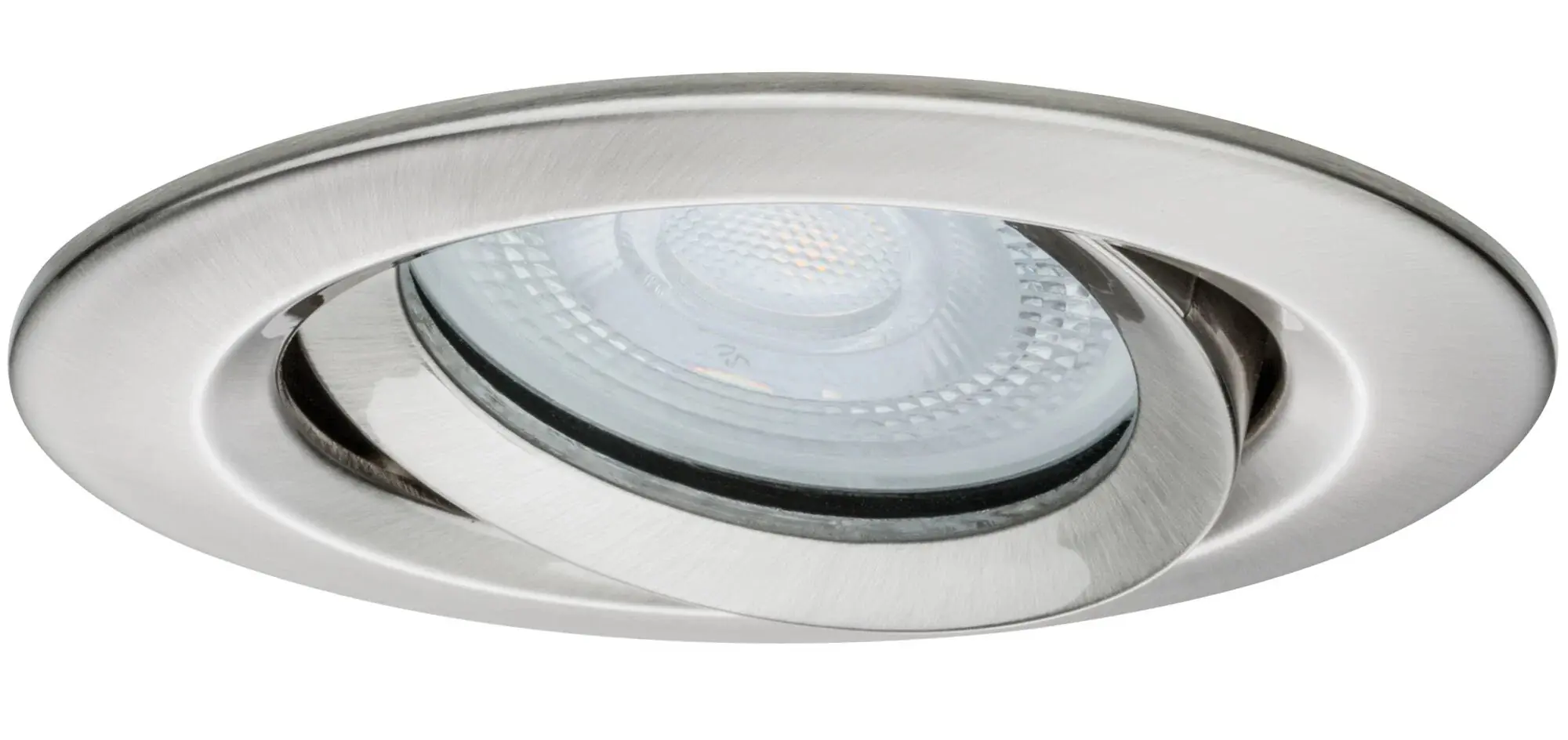 Paulmann LED-Einbauleuchte Nova Plus eisen gebürstet dimmbar & schwenkbar 