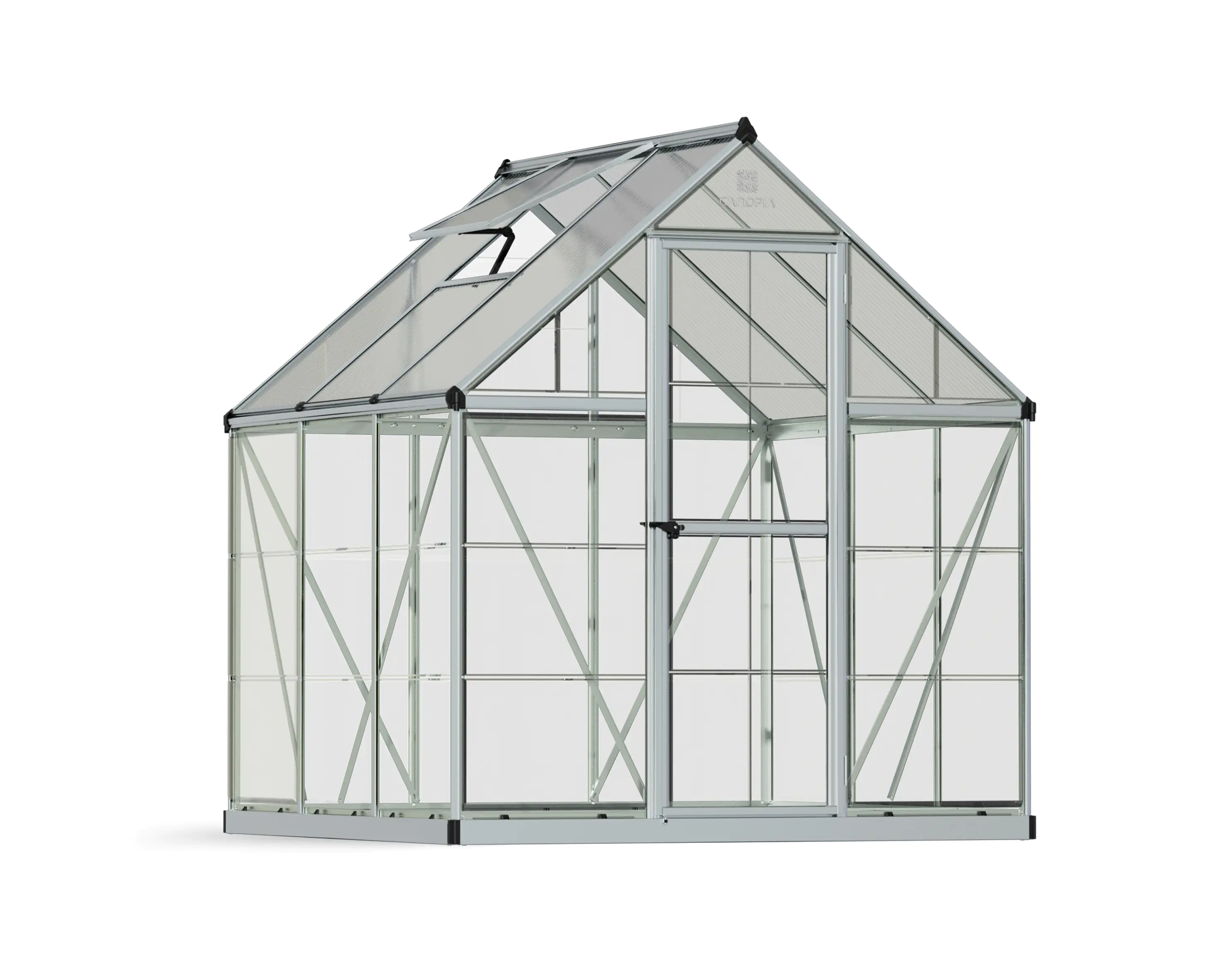Canopia Gewächshaus Hybrid 6X6 silber 185 x 186 x 208 cm