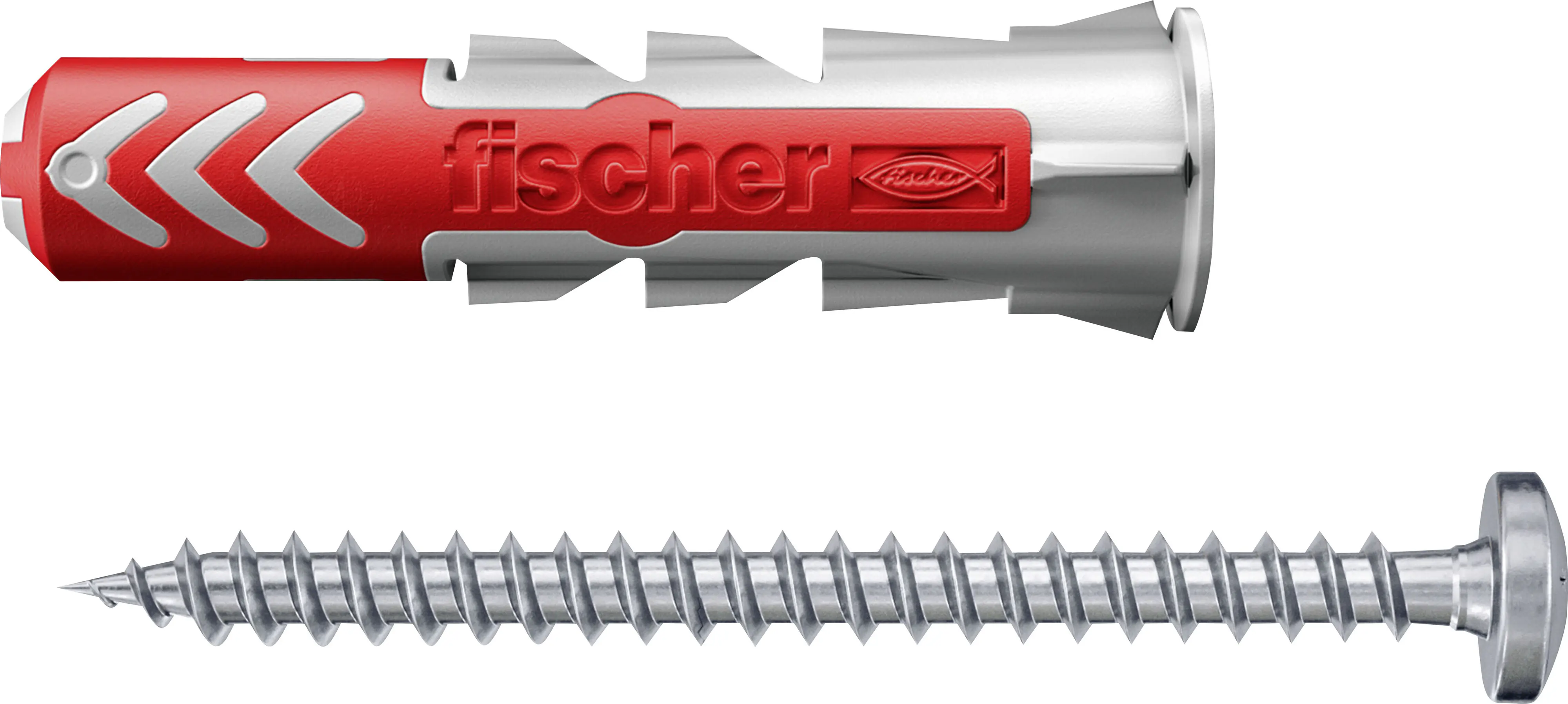 Fischer Dübel-Set DuoPower S PH 6 x 30 mm mit Schraube - 12 Stück