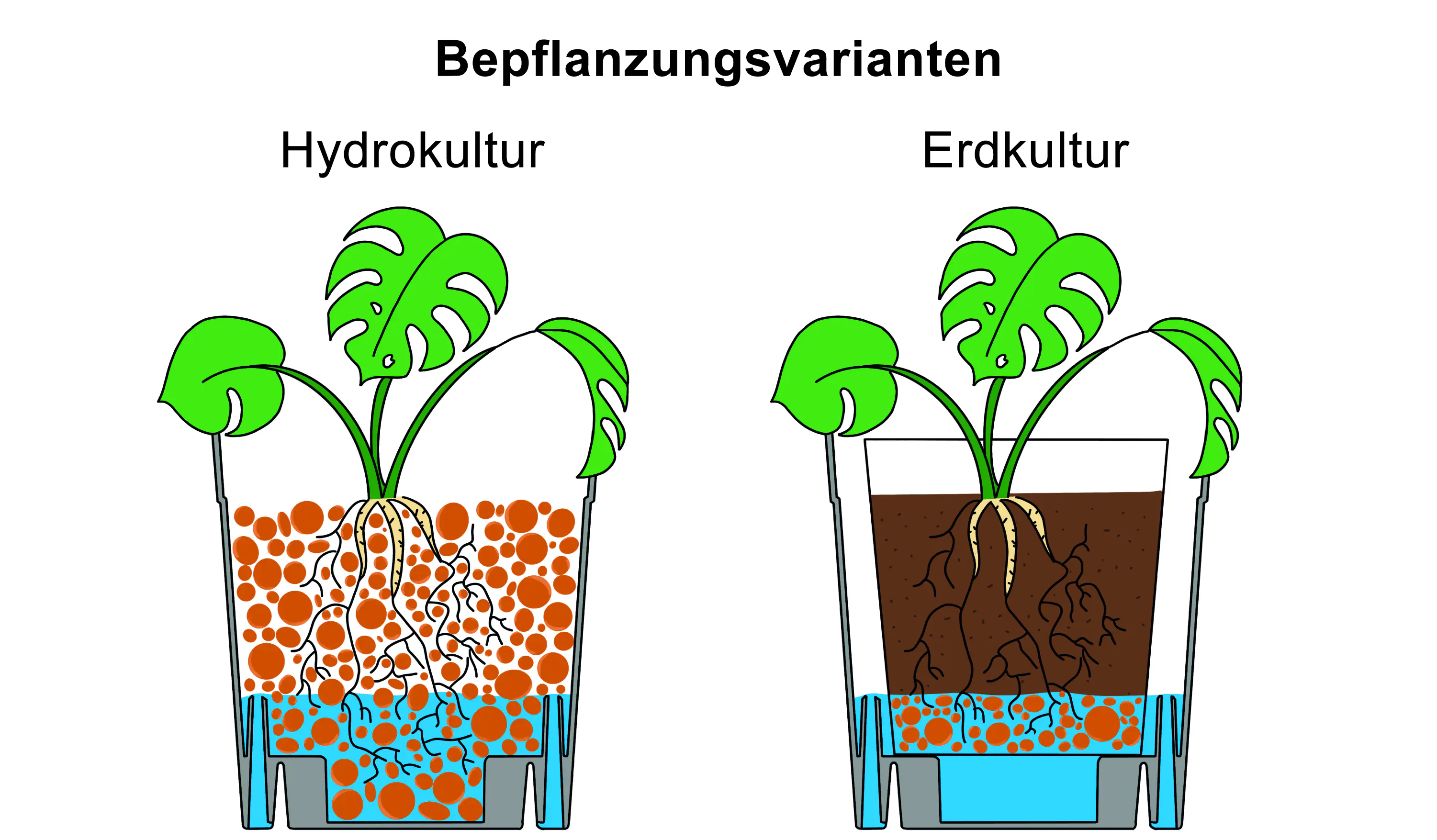 FlexiFlora Pflanztopf Modulares Pflanzsystem 14,5 x 14,5 x 15 cm Kunststoff anthrazit 