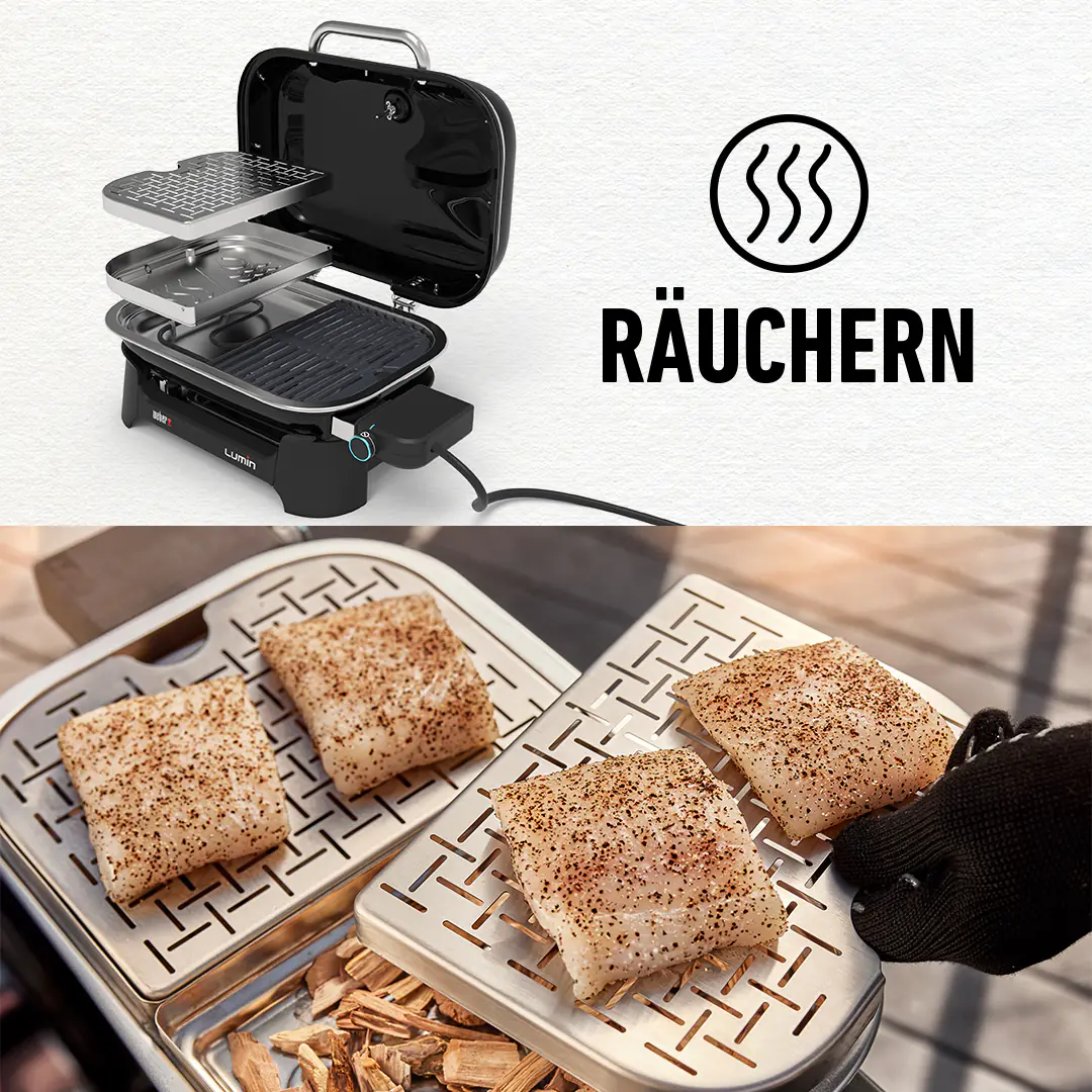 Weber Elektrogrill Lumin Compact; Grillfläche: 43x28 cm