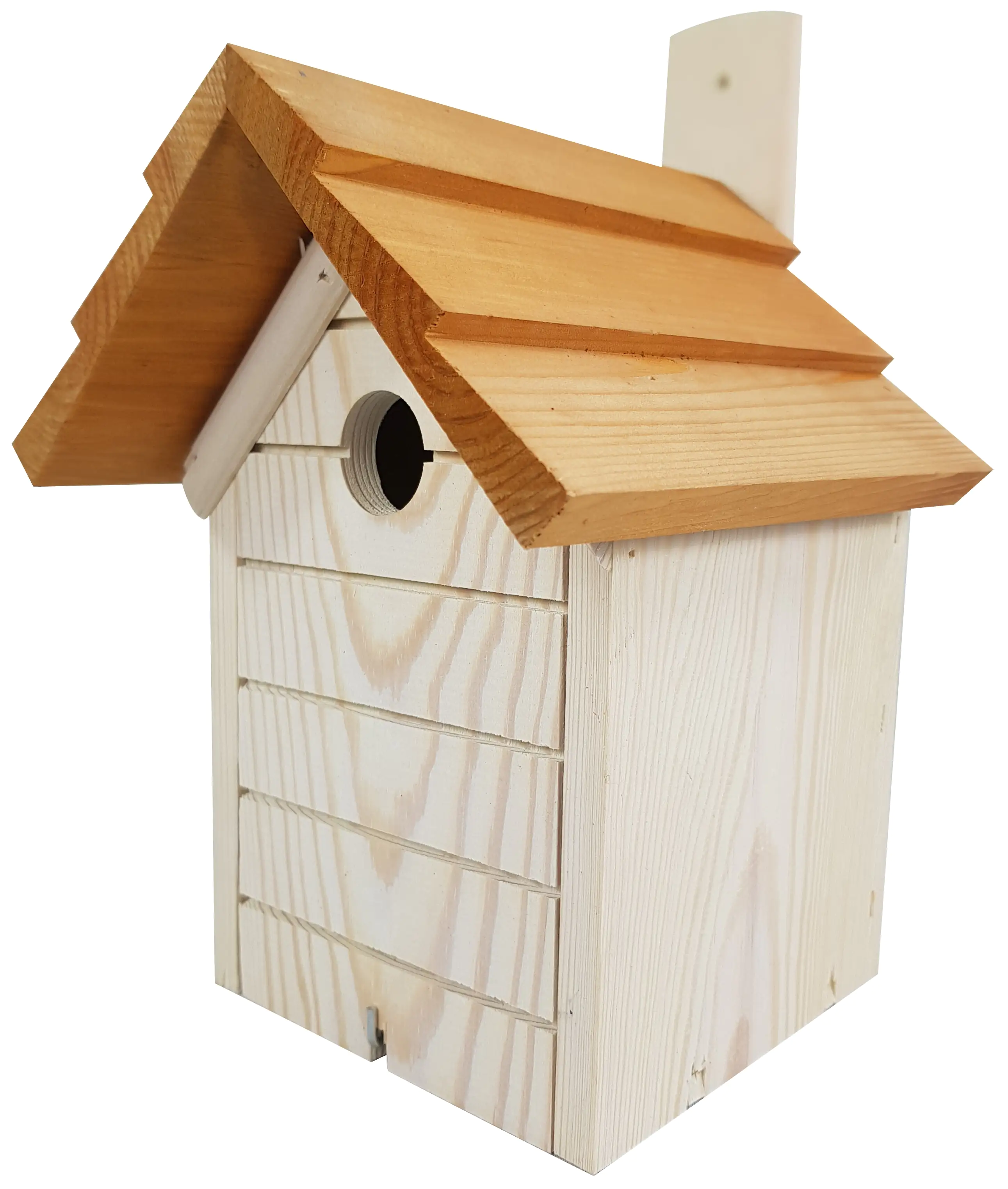 Nistkasten für Wildvögel Live Line 26 x 19,5 cm Einflugloch Ø 3 cm weiß