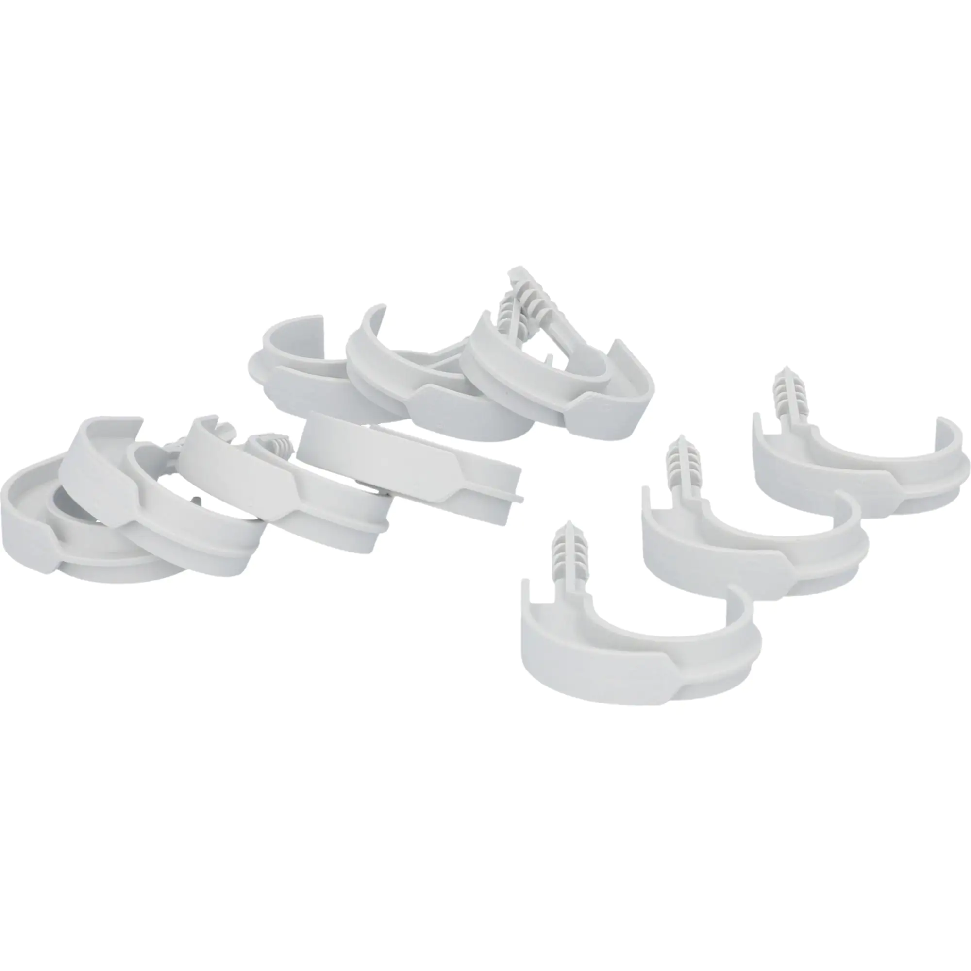 Einzelsteckschelle 25-32mm weiß 10x