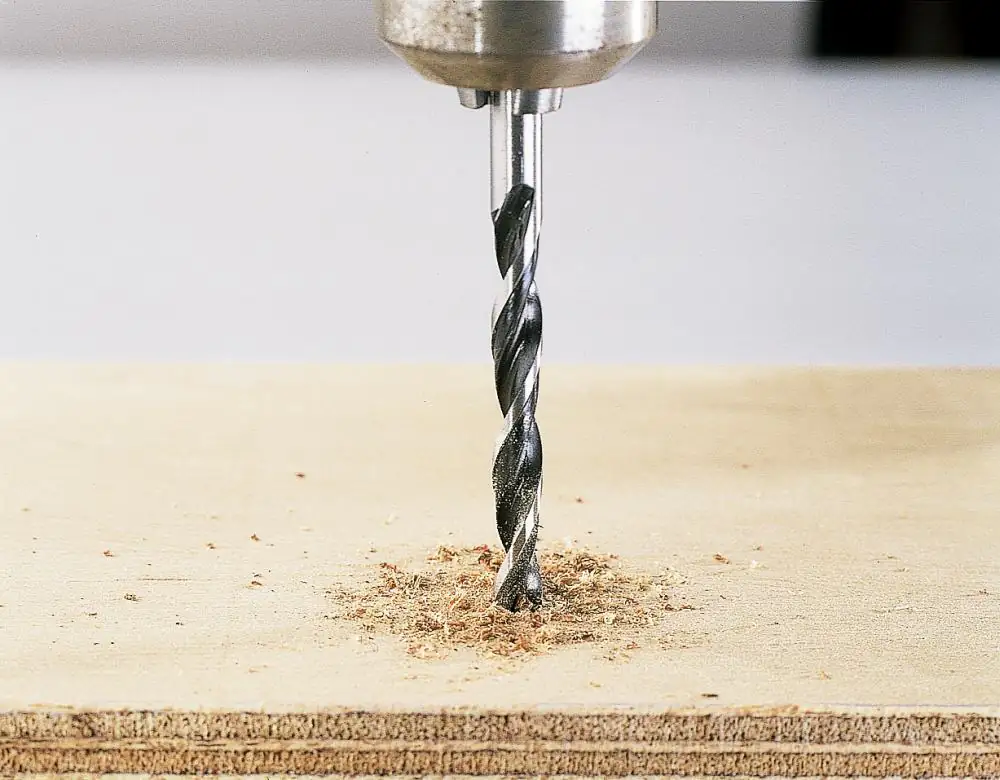 Wolfcraft Holzspiralbohrer CV 7605010 Ø 5 mm Rundschaft