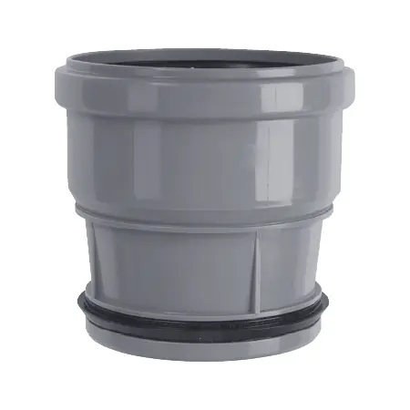 Marley Steckmuffe mit Lippendichtring HTSM DN 110/110 für 110 mm Rohr grau