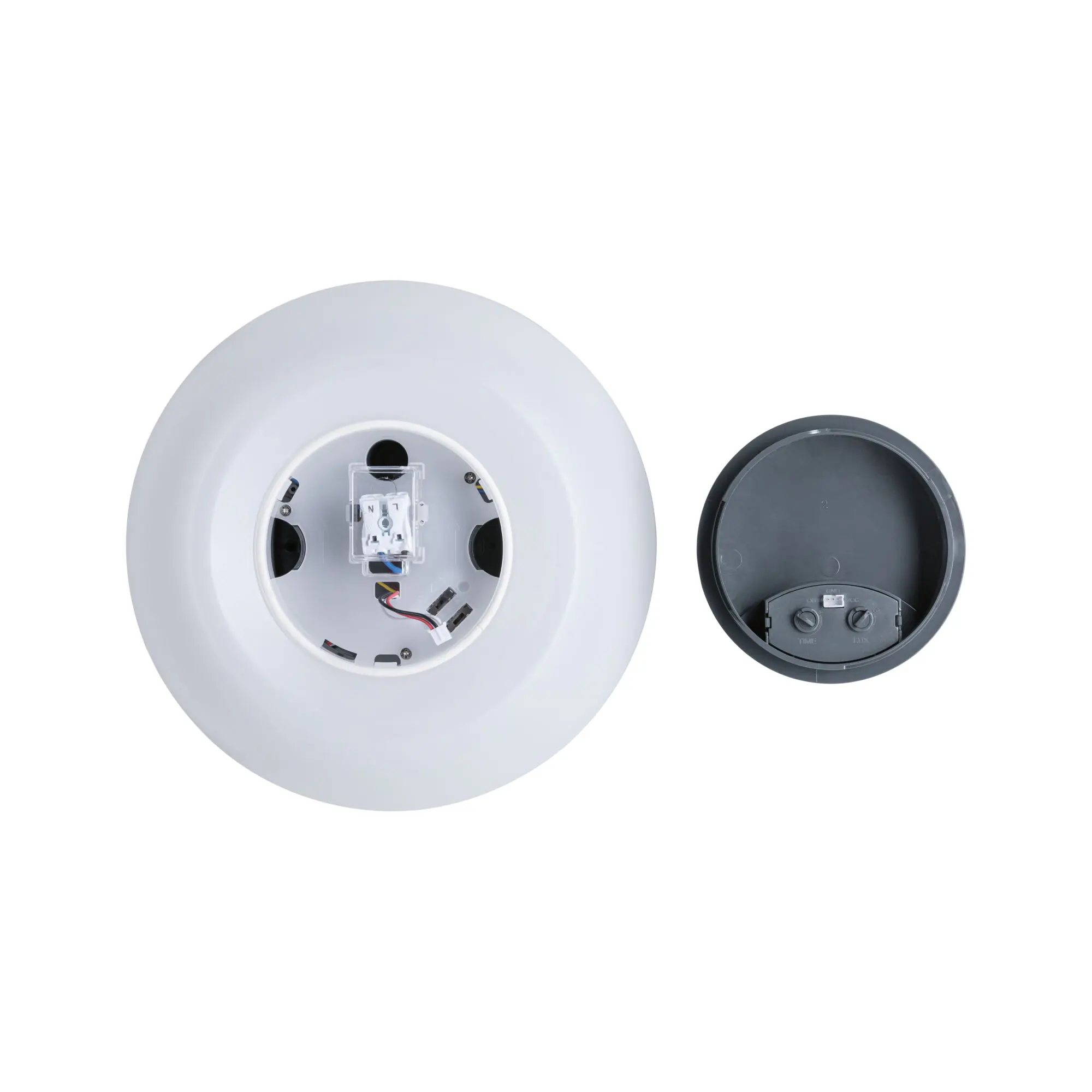 Paulmann LED-Außenleuchte Aureva Ø 22cm 20,5 W mit Bewegungsmelder anthrazit/weiß