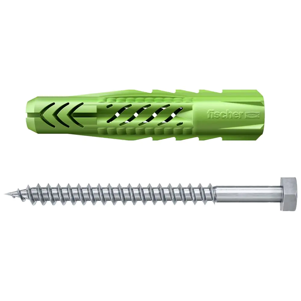Fischer Universaldübel-Set UX green 12.0 x 70 mm - 2 Stück