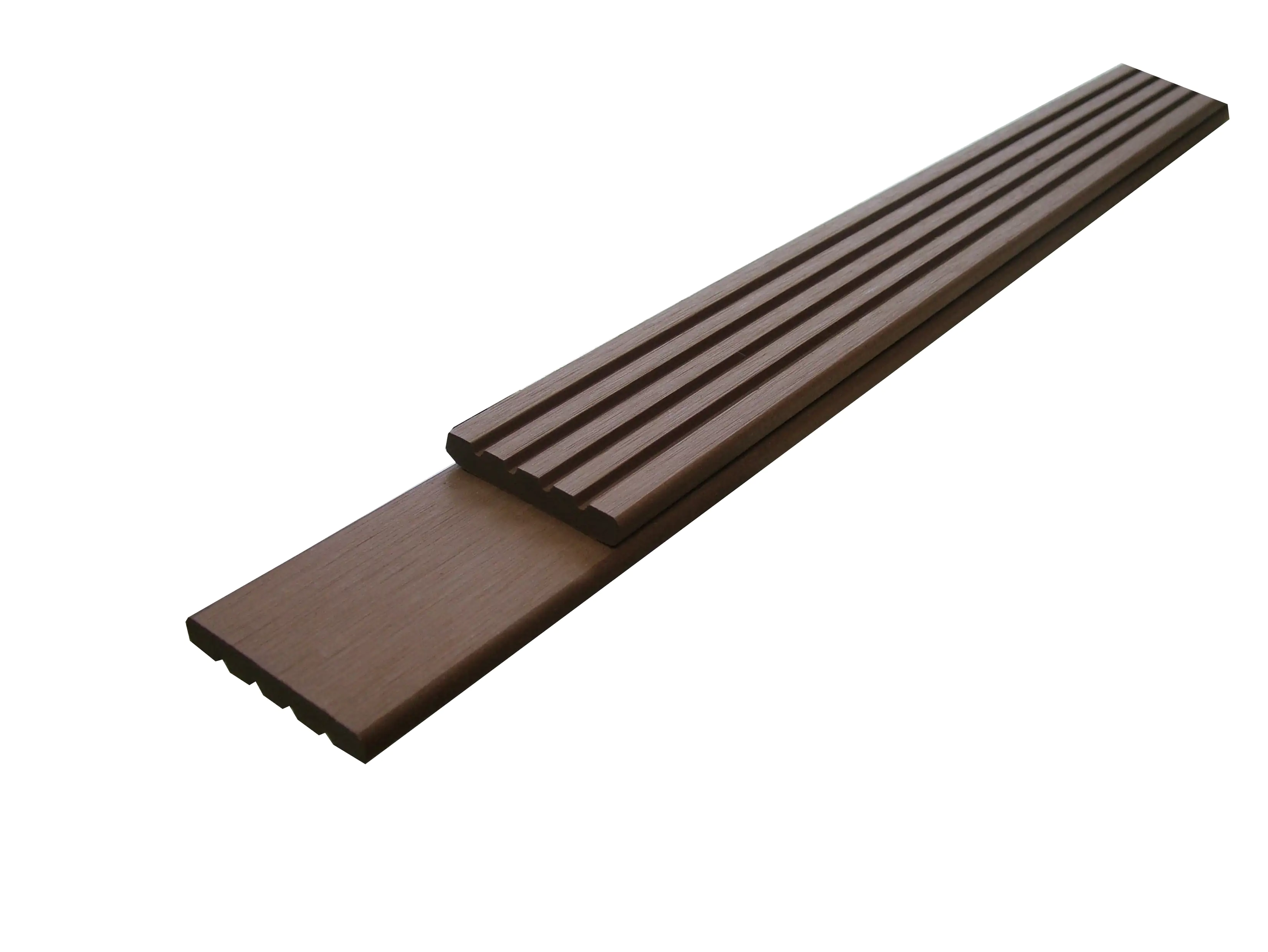TrendLine Seitenpaneel WPC 300 x 6 x 0,8 cm braun