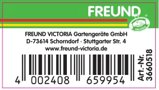 Freund Victoria Sensenbaum Stahlrohr 150 cm verzinkt
