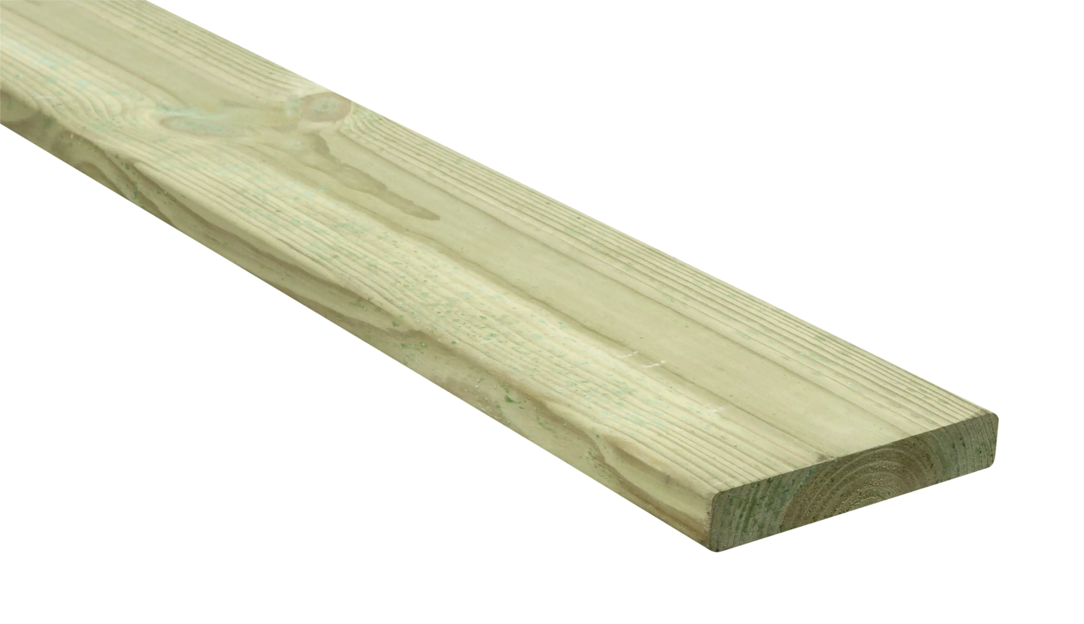Brett Kiefer gehobelt gefast 300 x 10 cm 25 mm kesseldruckimprägniert