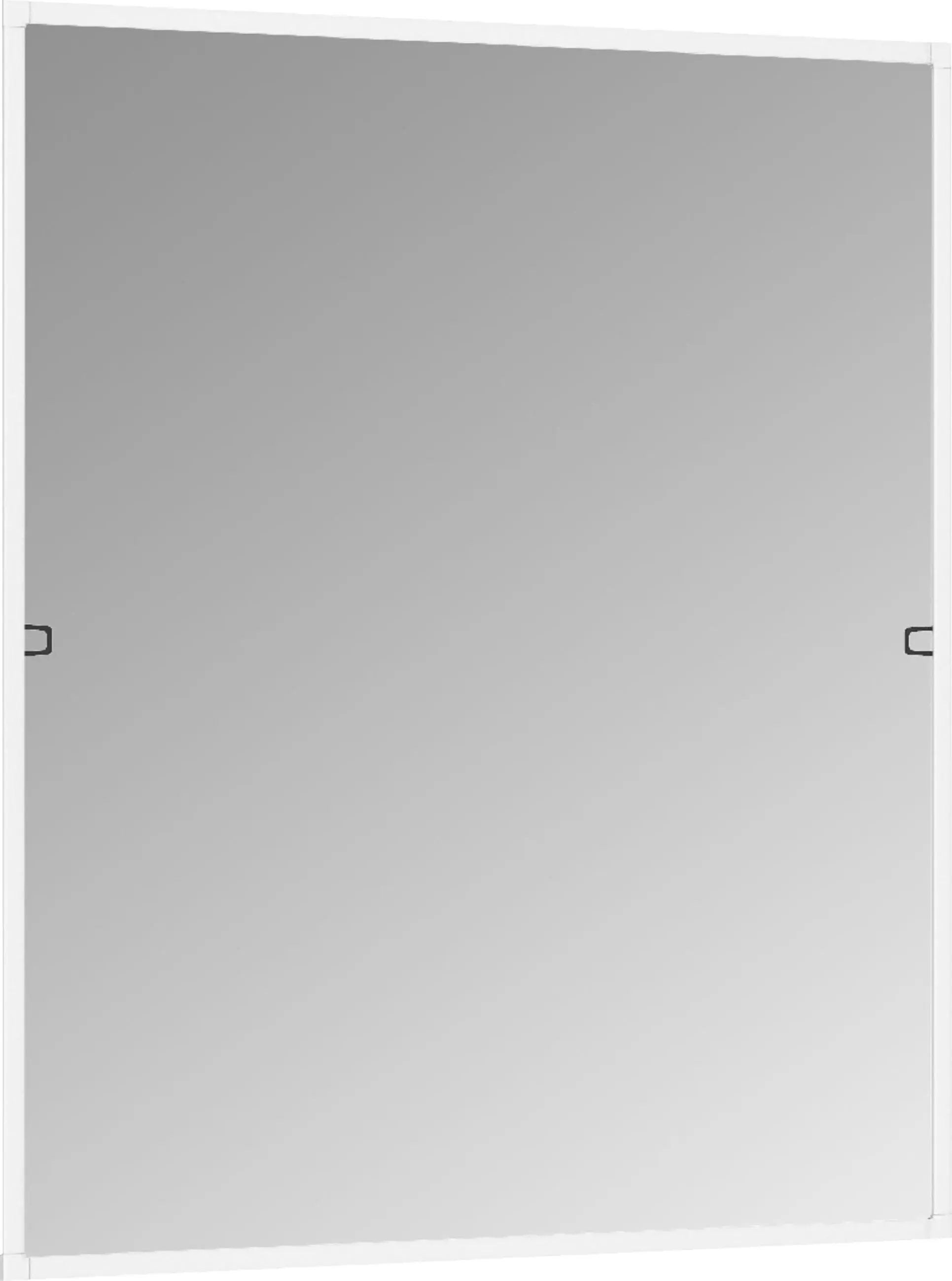 TrendLine Fliegenschutz-Fenster 100 x 120 cm weiß/anthrazit kürzbar