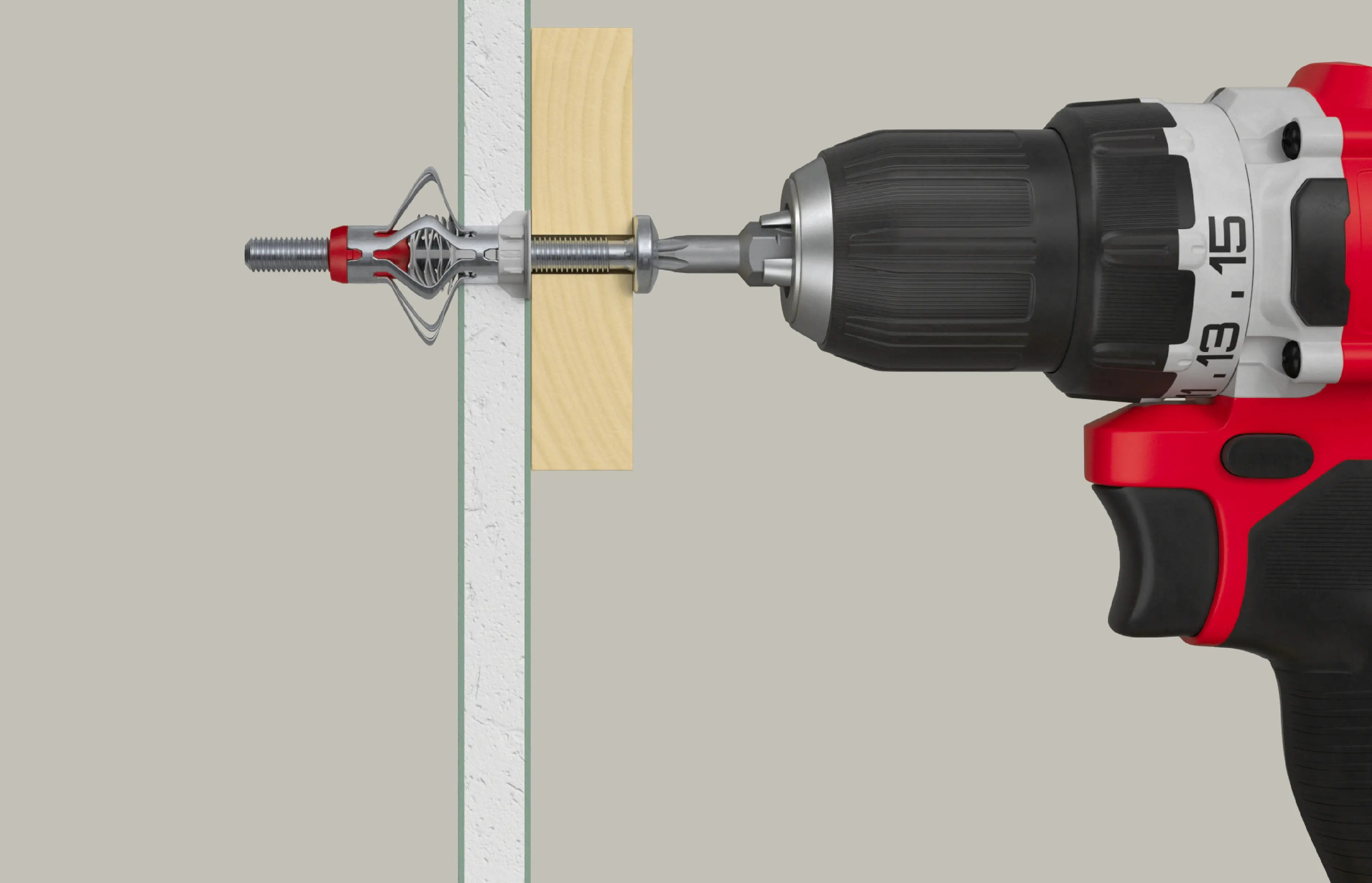Fischer Gipskartondübel Metall GKM 31 mm - 10 Stück